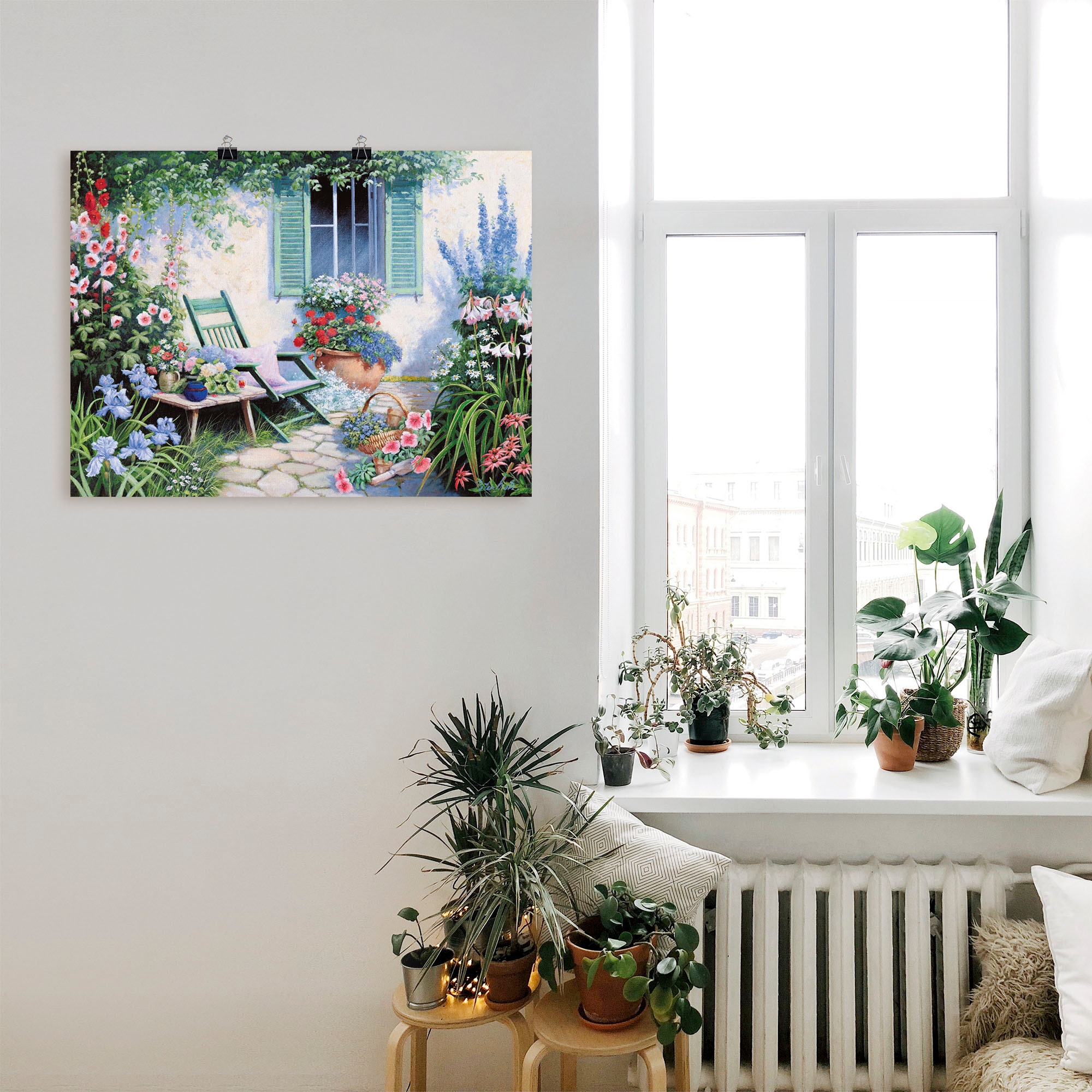 Artland Wandbild »Ein schöner Platz«, Garten, (1 St.), als Leinwandbild, Poster in verschied. Größen