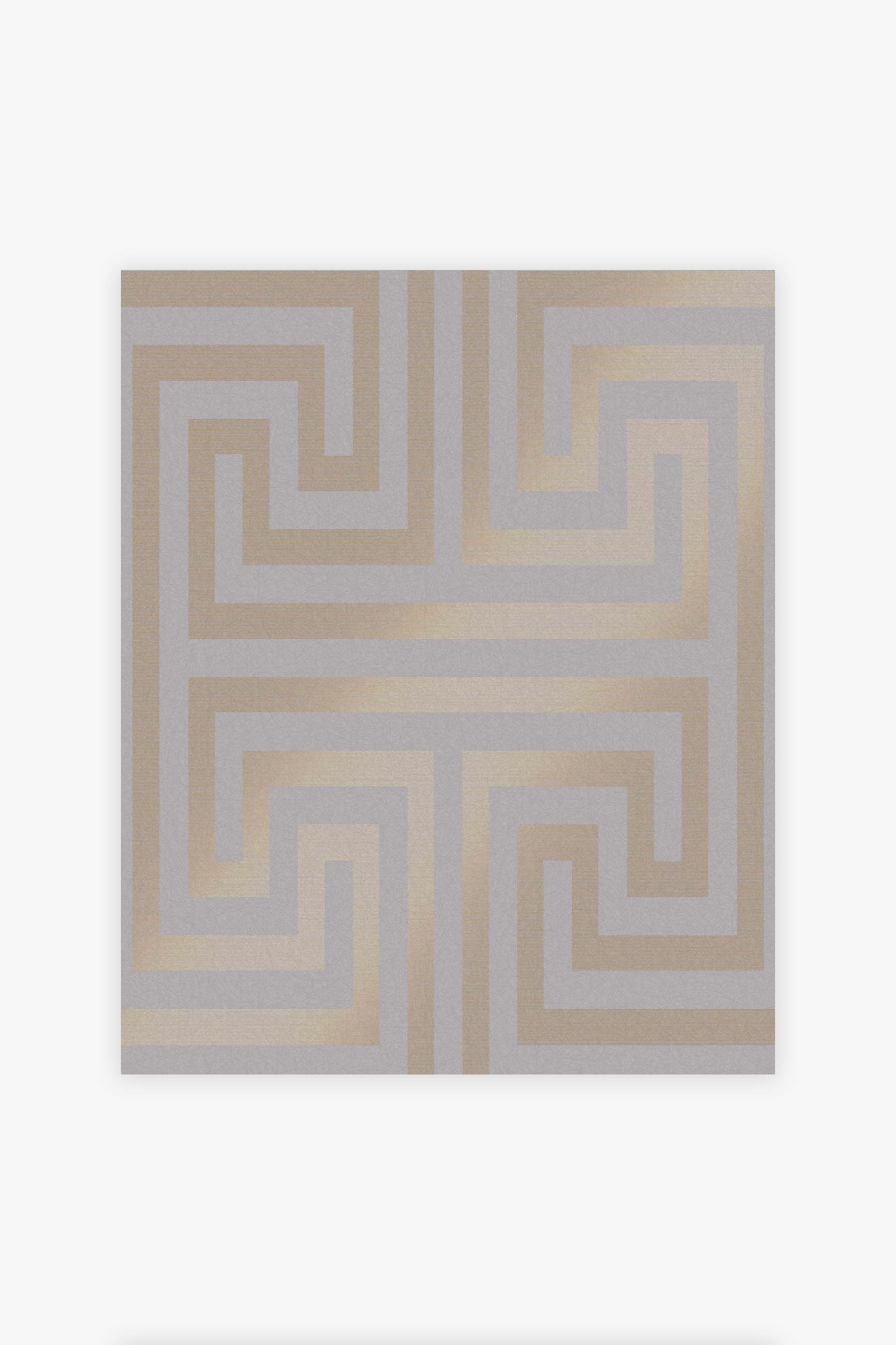 Next Vliestapete »METALLIC GREEK KEY Vliestapete 10mx52cm« 3D-Optik texturiert Metallischer Griechischer Schlüssel blau 10mx52cm