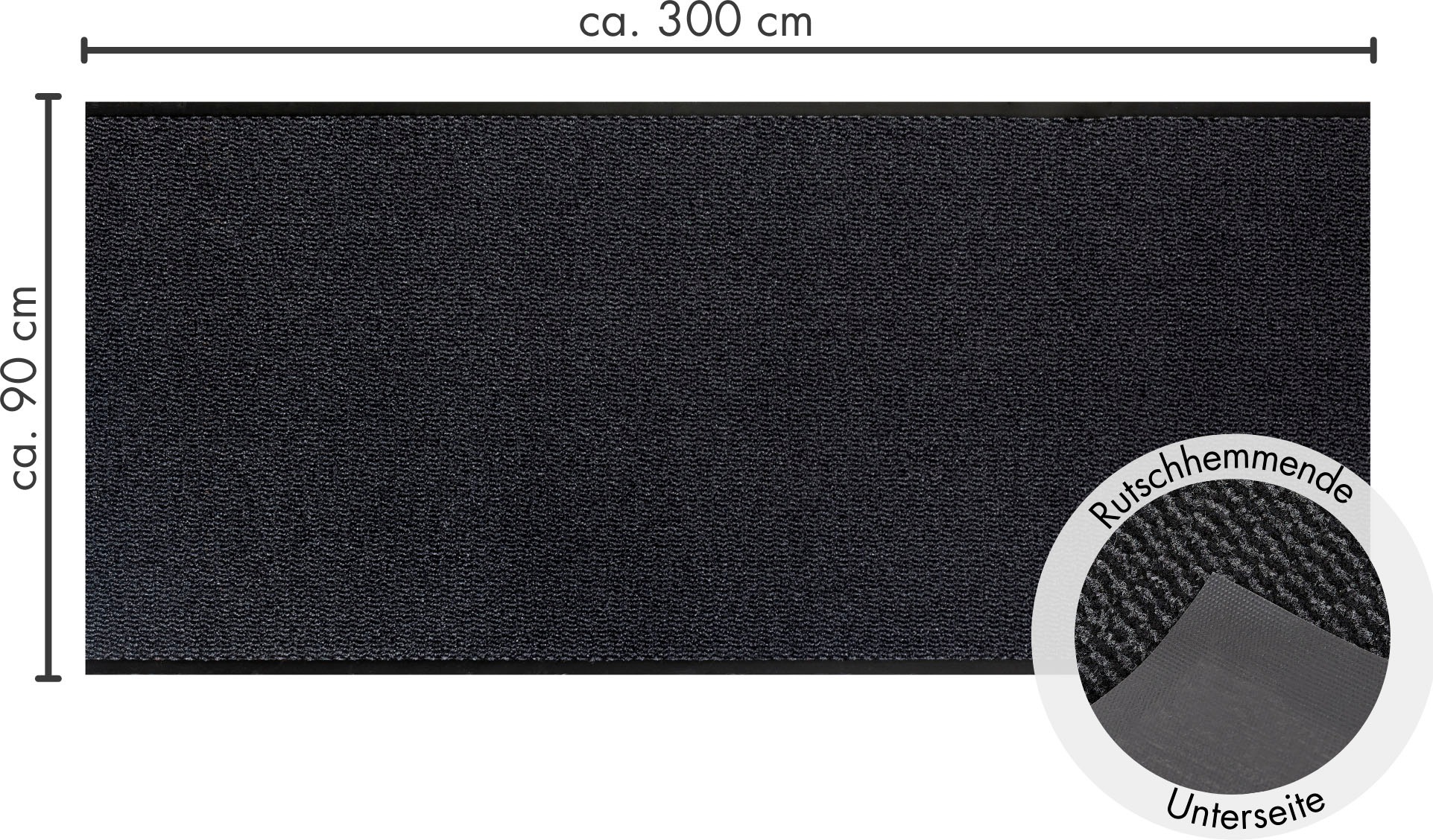 Andiamo Fußmatte »Easy, Made in Netherlands«, rechteckig, 5 mm Höhe, Schmutzfangmatte, rutschhemmend, Innen- und überdachten Außenbereich