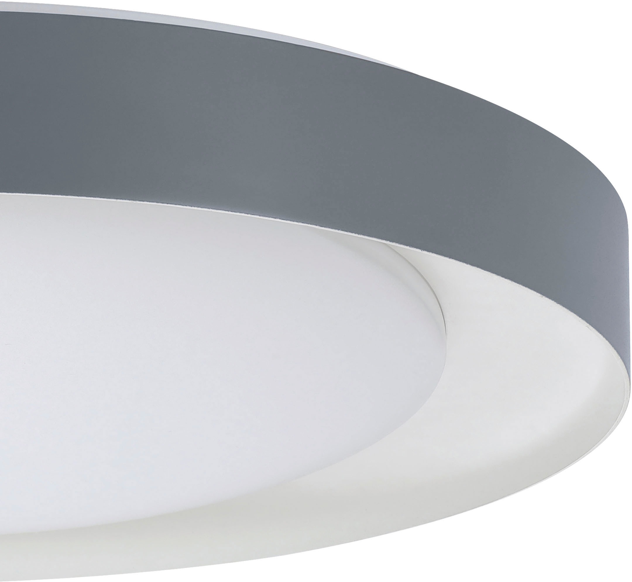 EGLO Deckenleuchte »LAURITO«, Leuchtmittel LED-Modul | LED fest integriert, Deckenleuchte in weiß aus Stahl - 24W - warmweiß - kaltweiß