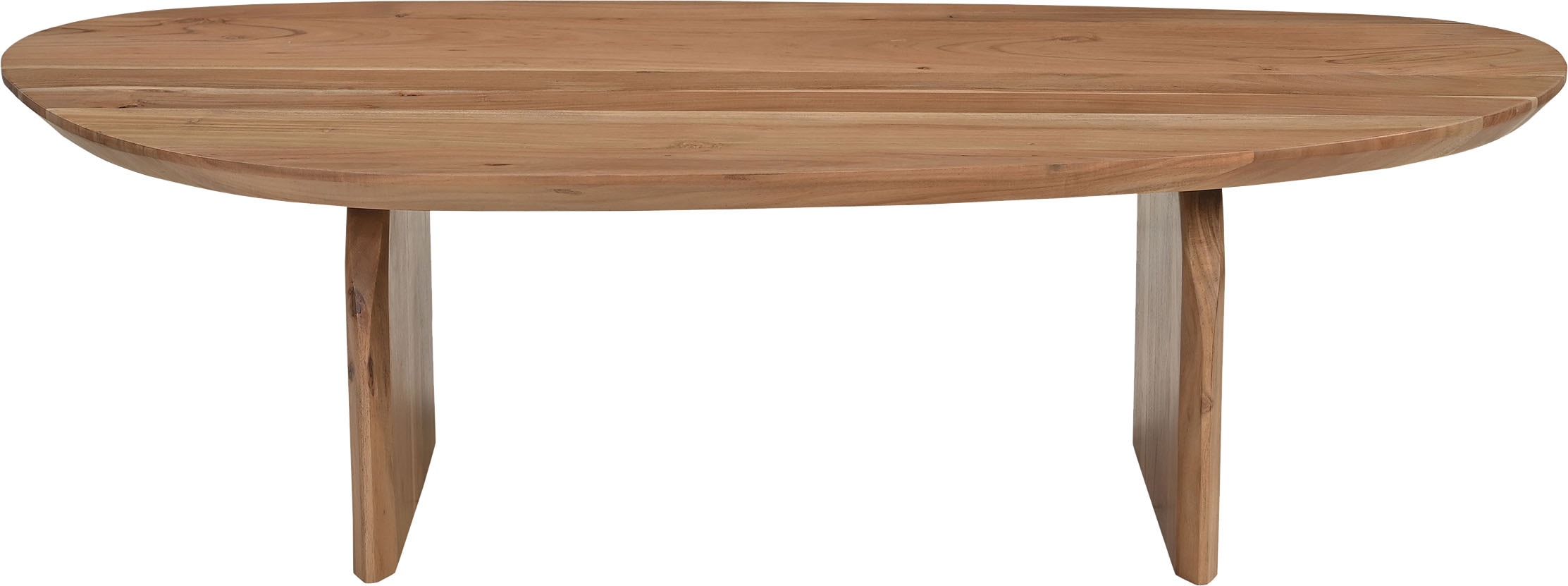 Couchtisch  Acacia Wave ¦ braun ¦ Maße (cm): B: 135 H: 38 Tische > Couchtis günstig online kaufen