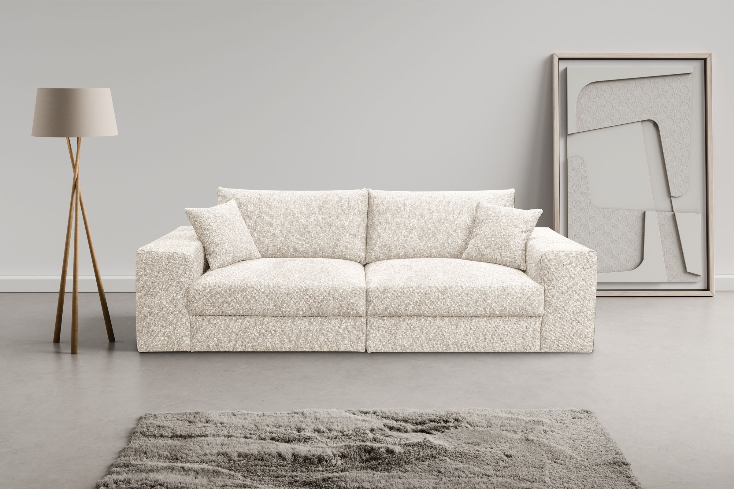 WERK2 Big-Sofa »Rozzana Mega Sofa mit viel Platz, aktuelle Bezüge. Breite 2 günstig online kaufen