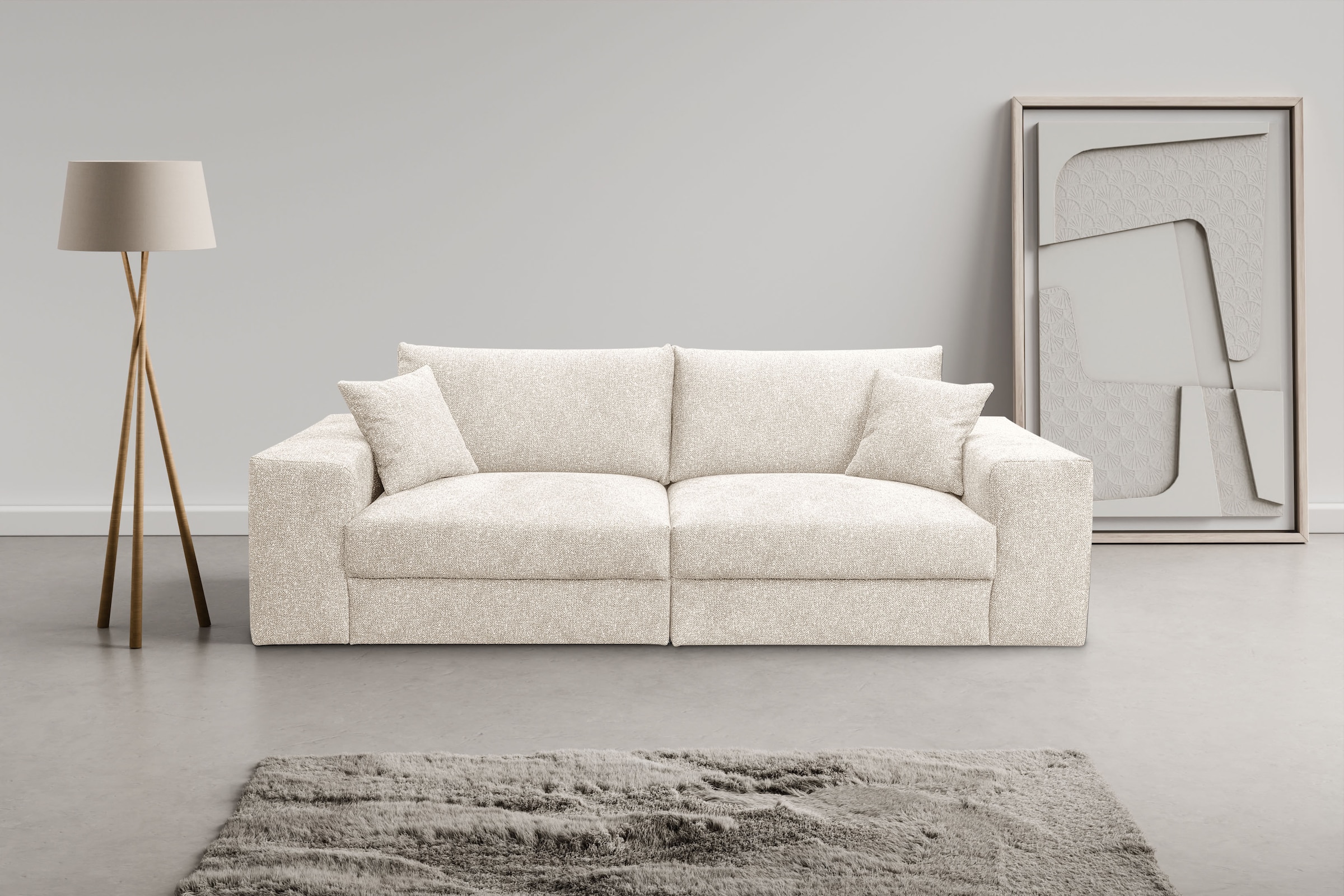 WERK2 Big-Sofa »Rozzana mit viel Platz und aktuellen Bezugsvarianten«, mit günstig online kaufen