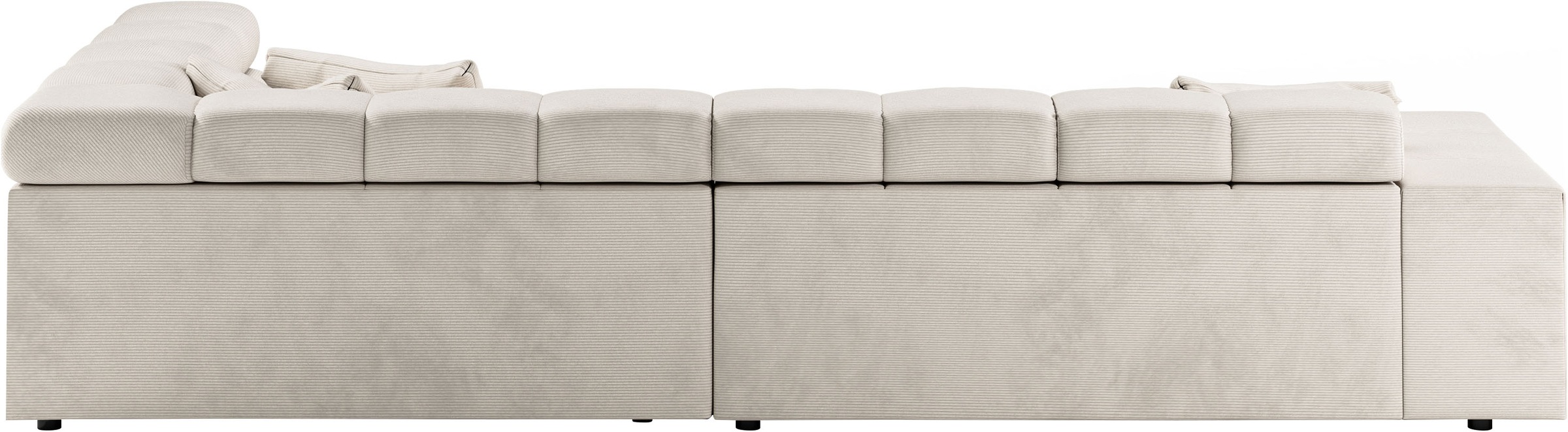 INOSIGN Ecksofa »Ancona incl. Kopfteilverstellung, OTTOs Choice, Breite 319cm, L-Form«, wahlweise motorische Sitztiefenverstellung, auch in Cord + Easy Care