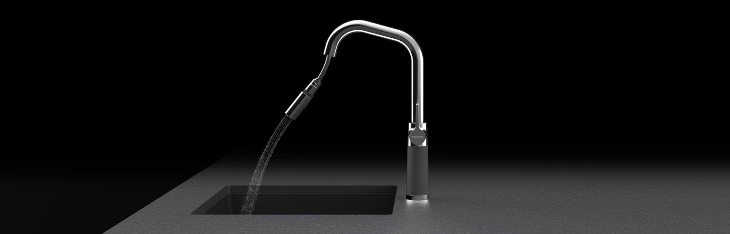 Schock Küchenarmatur »SC-530 SB« ausziehbar, Strahl-Brause, Rückflussverhinderer, Schwenkbereich 120°