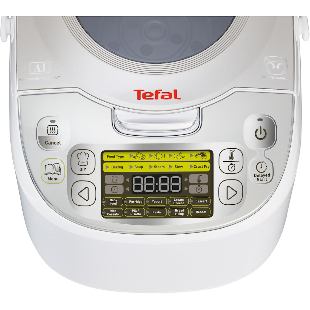 Tefal Multikocher »45in1 RK8121«, 45 automatische Kochprogramme, verzögerter Start, Warmhaltefunktion, 5L Kapazität, LC-Display