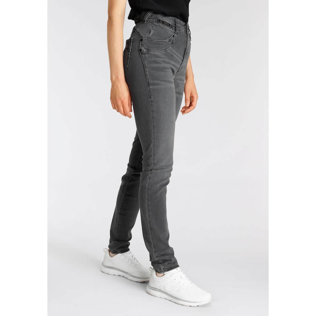 Herrlicher High-waist-Jeans »PIPER HI SLIM ORGANIC DENIM CASHMERE TOUCH«