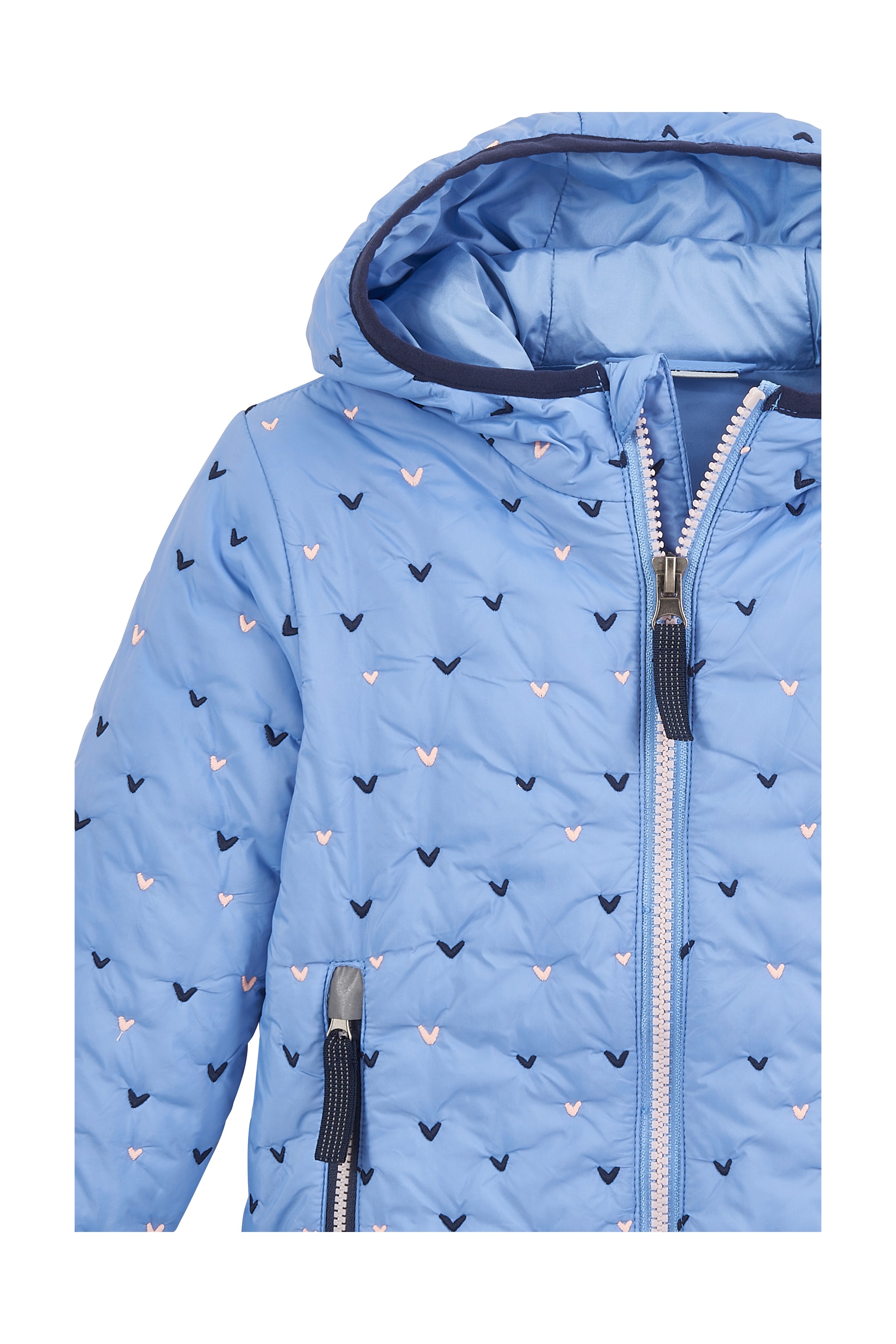 first instinct by killtec Outdoorjacke »FIOS 67 MNS JCKT«, Leicht wattierte Jacke mit Stickherzen, reflektierend, fluorfreie Imprägnierung