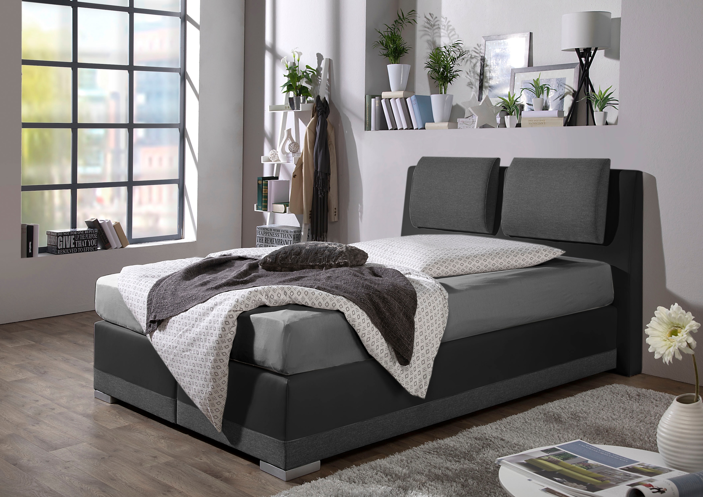 Maintal Boxspringbett verstellbare Kopfstütze günstig online kaufen