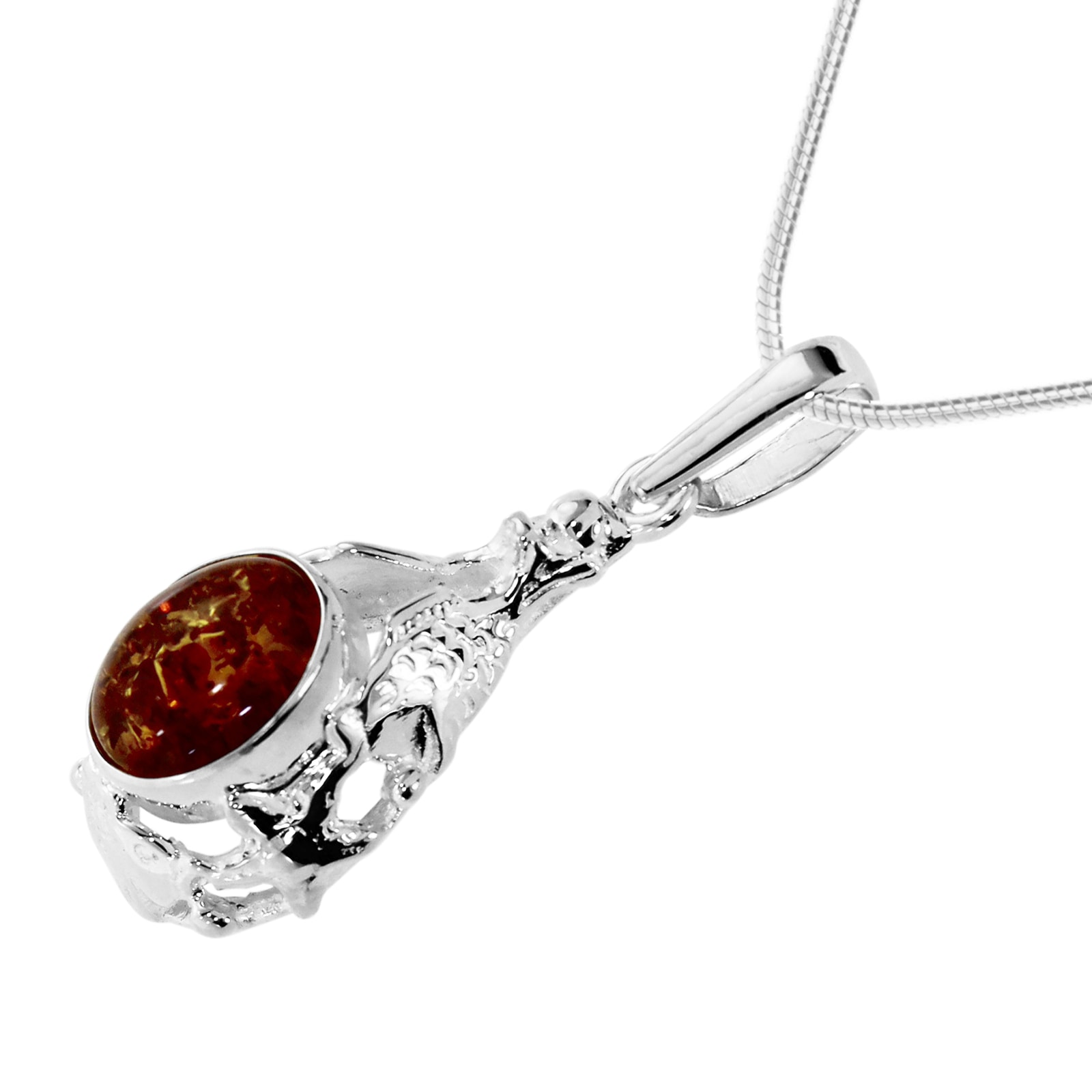 OSTSEE-SCHMUCK Kette mit Anhänger »Ostsee-Schmuck Kette mit Anhänger Fischland 34x14 mm«