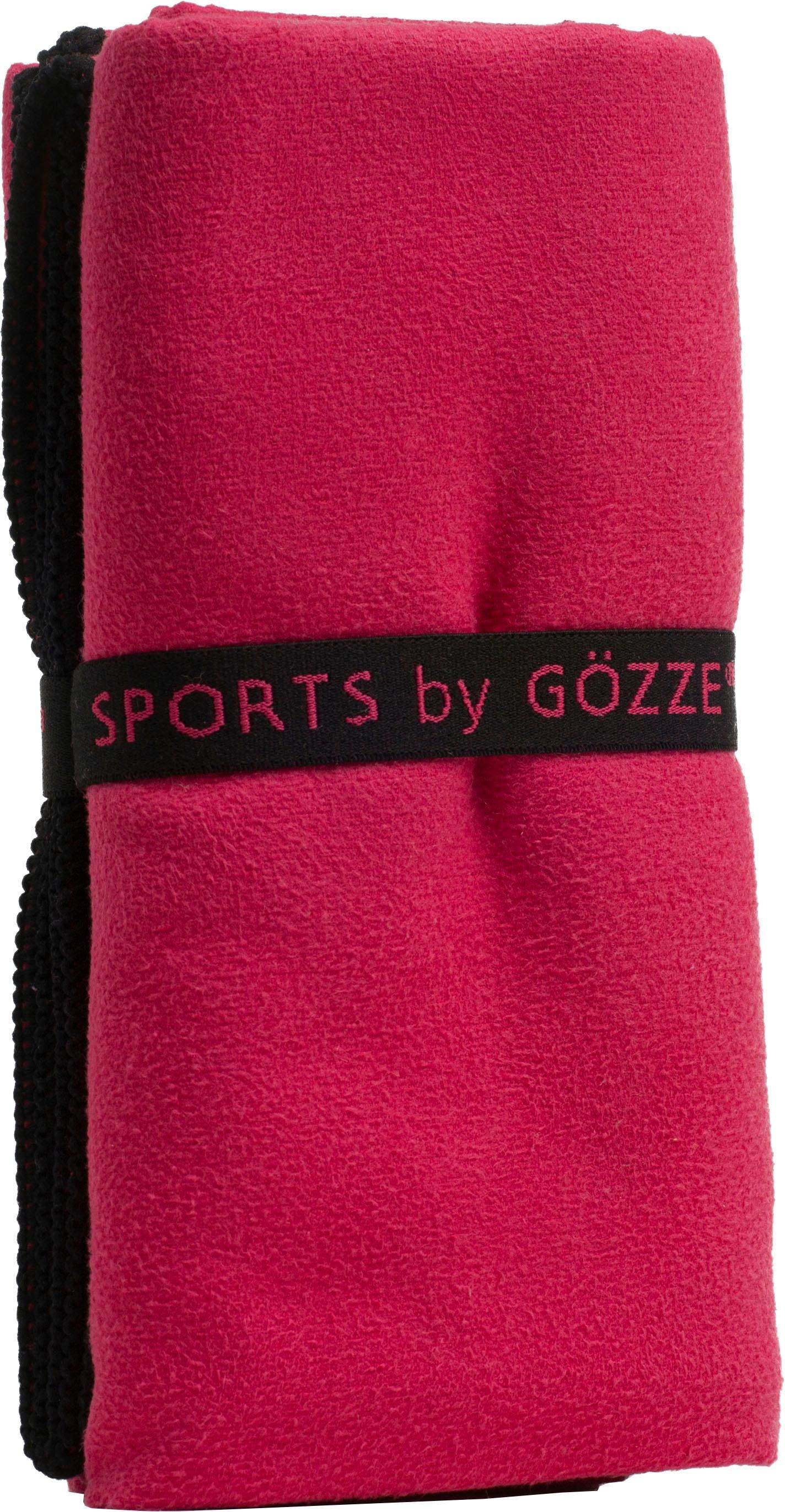 Gözze Sporthandtuch »Sports by Gözze«, (1 St., Sporthandtuch 70 x 140 cm), im Set, schnell trocknend, Mikrofaser, für Sport, Reisen & Camping