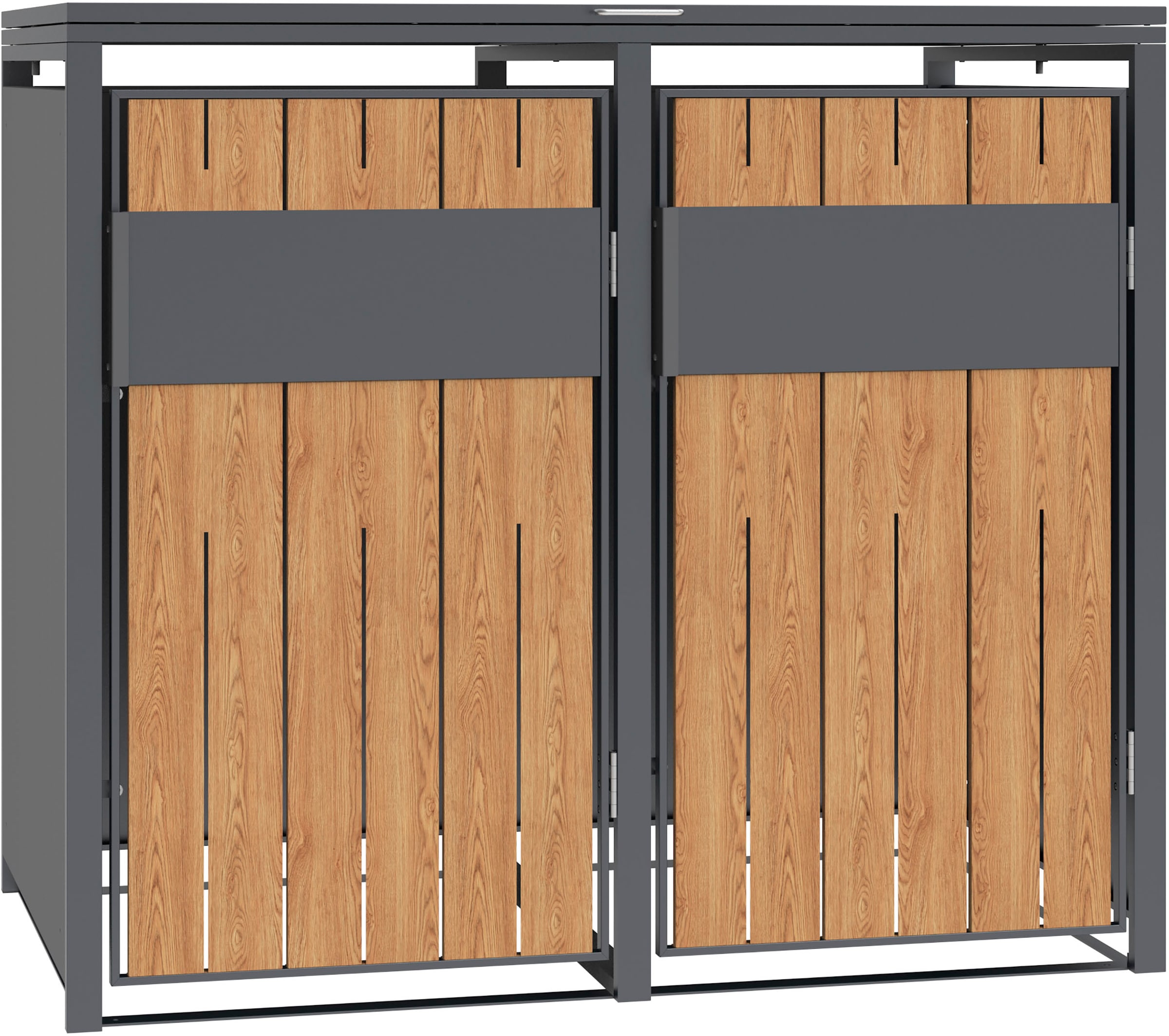 WESTMANN Mülltonnenbox »Varius 2« BxTxH: 132x80x116 cm, für 2x240 L Mülltonnen
