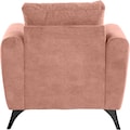 andas Sessel »Lörby Luxus«, Belastbarkeit bis 140kg pro Sitzplatz, auch mit Aqua clean-Bezug, feine Steppung im Sitzbereich, lose Kissen