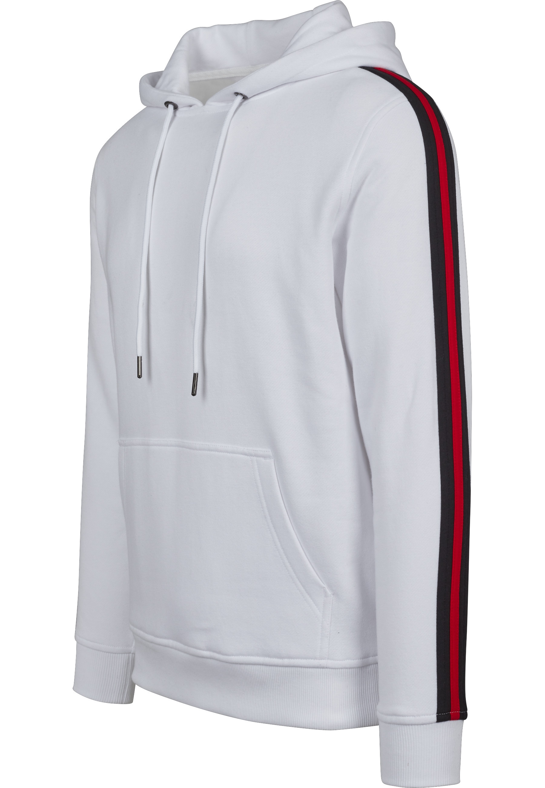 URBAN CLASSICS Kapuzenpullover »Urban Classics Herren Stripe Shoulder Hoody« 1 Stk.