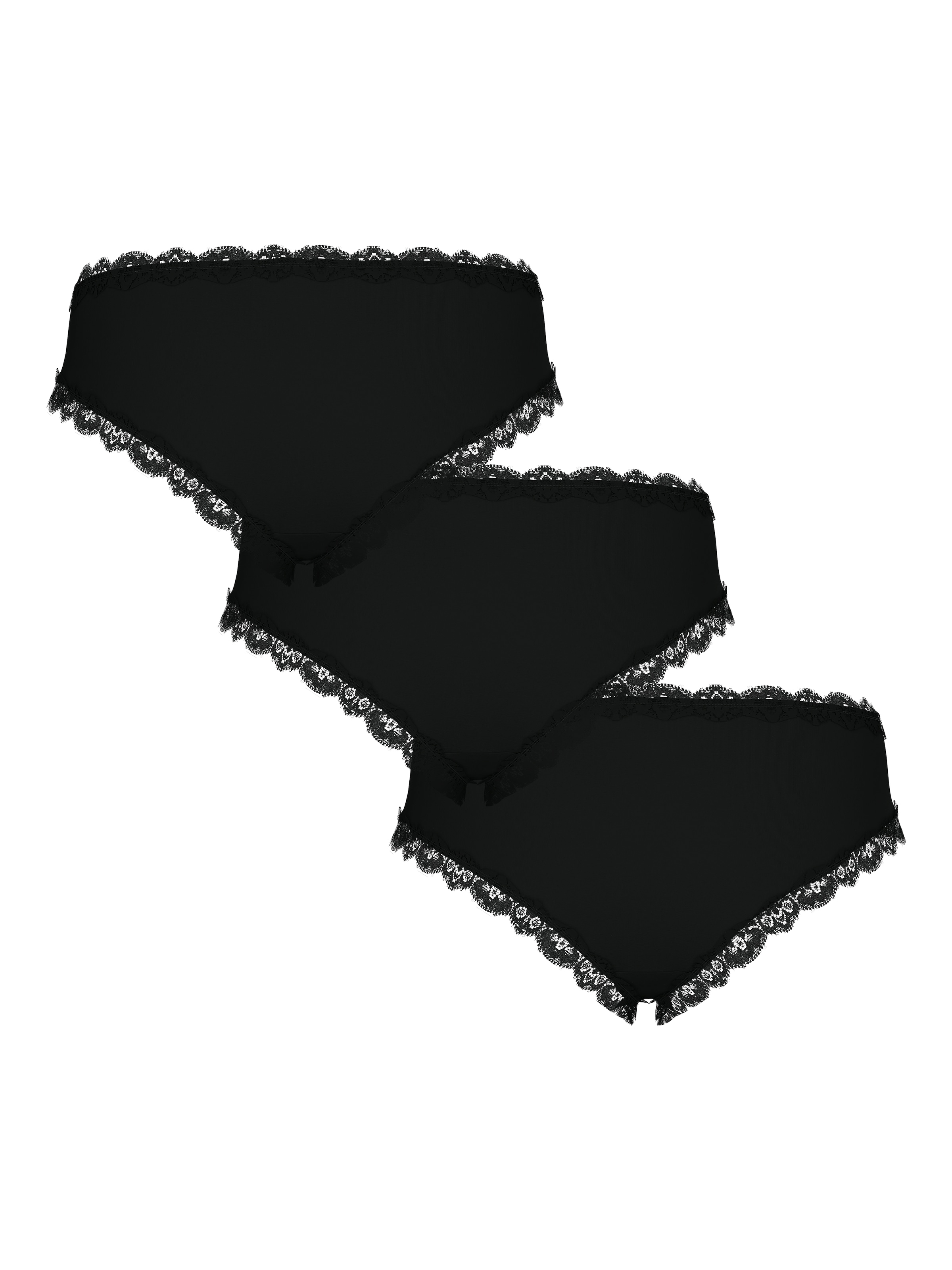 pieces Hipster »PCNOLA LOW CUT HIPSTER  3-PACK NOOS« Packung, 3 Stk.