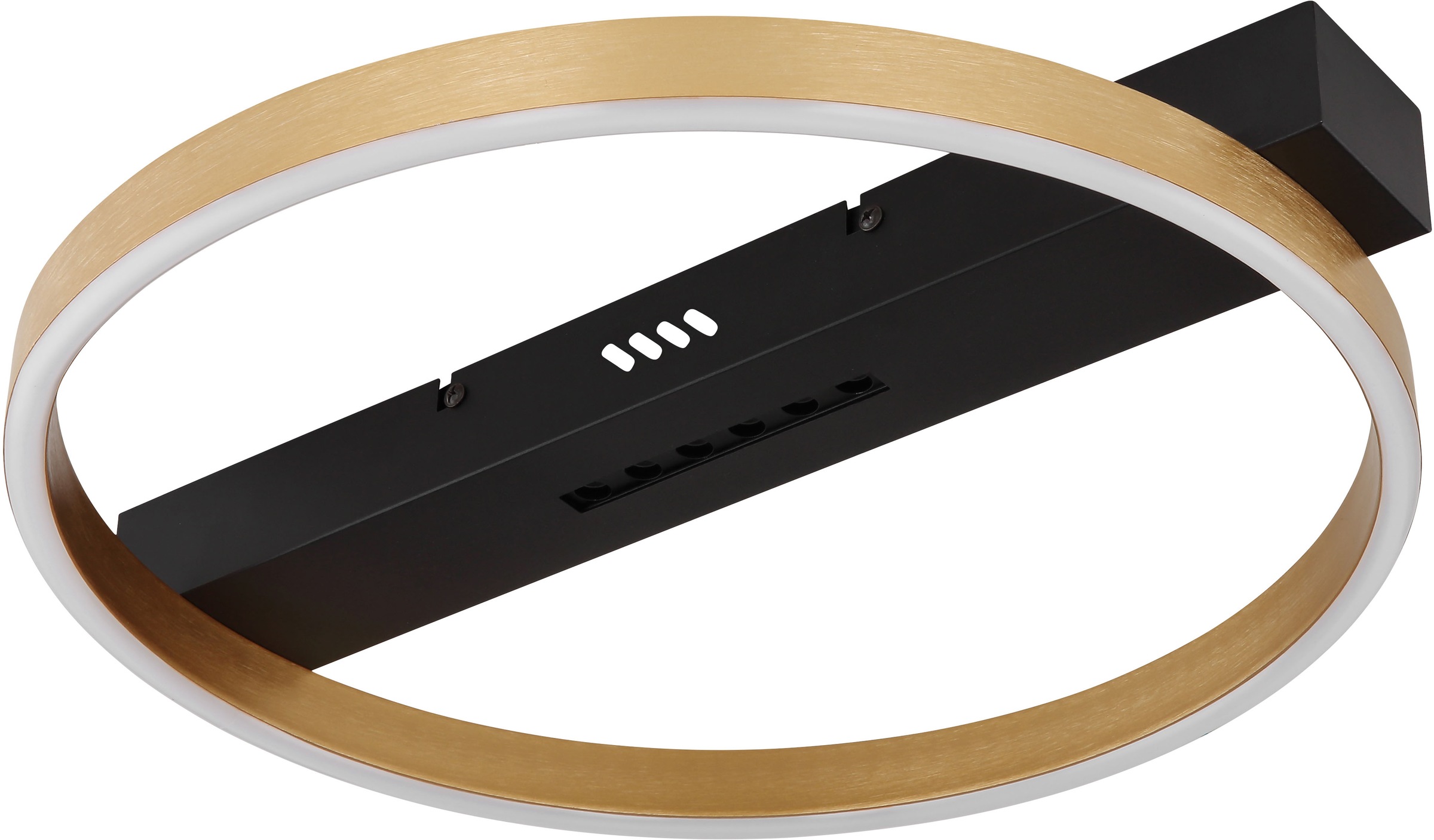 GLOBO LIGHTING LED Deckenleuchte »LUFFY« LED-Modul 1 Stk. Warmweiß Deckenlampe/rund/Wohnzimmer/Schlafzimmer/modern