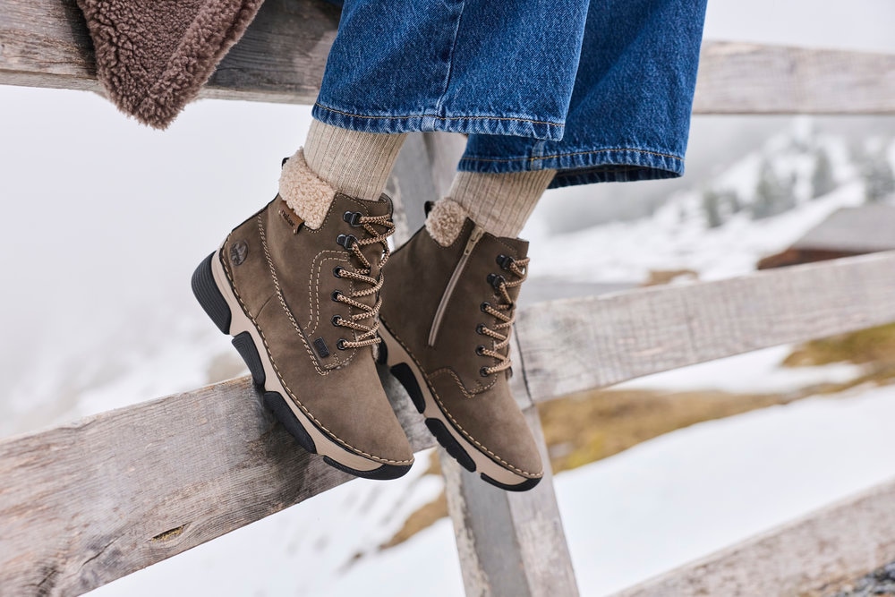 Rieker Winterboots  Schnürboots, Schnürstiefelette mit RiekerTEX-Technologie