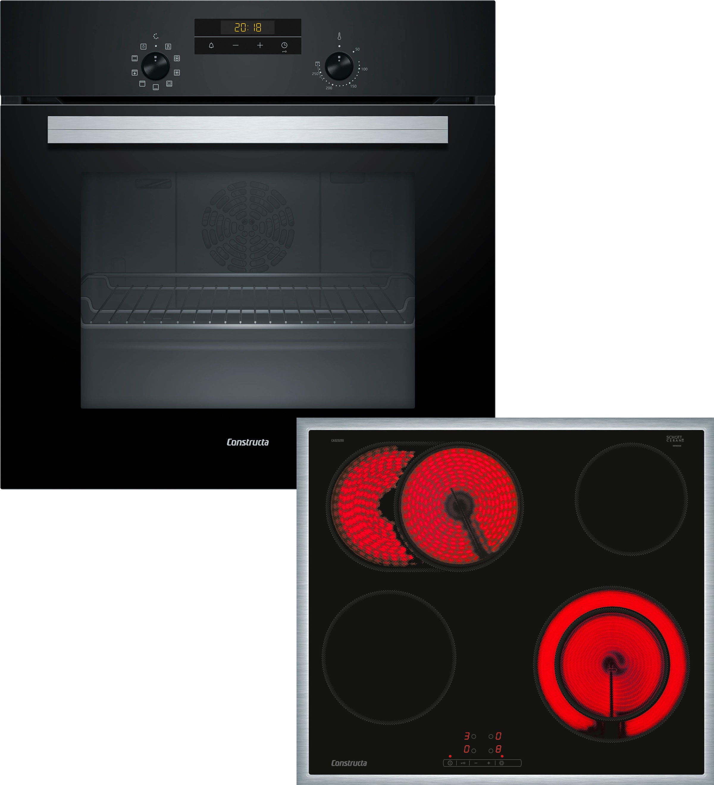 Constructa Backofen-Set »CF2M60060«, Hydrolyse günstig online kaufen