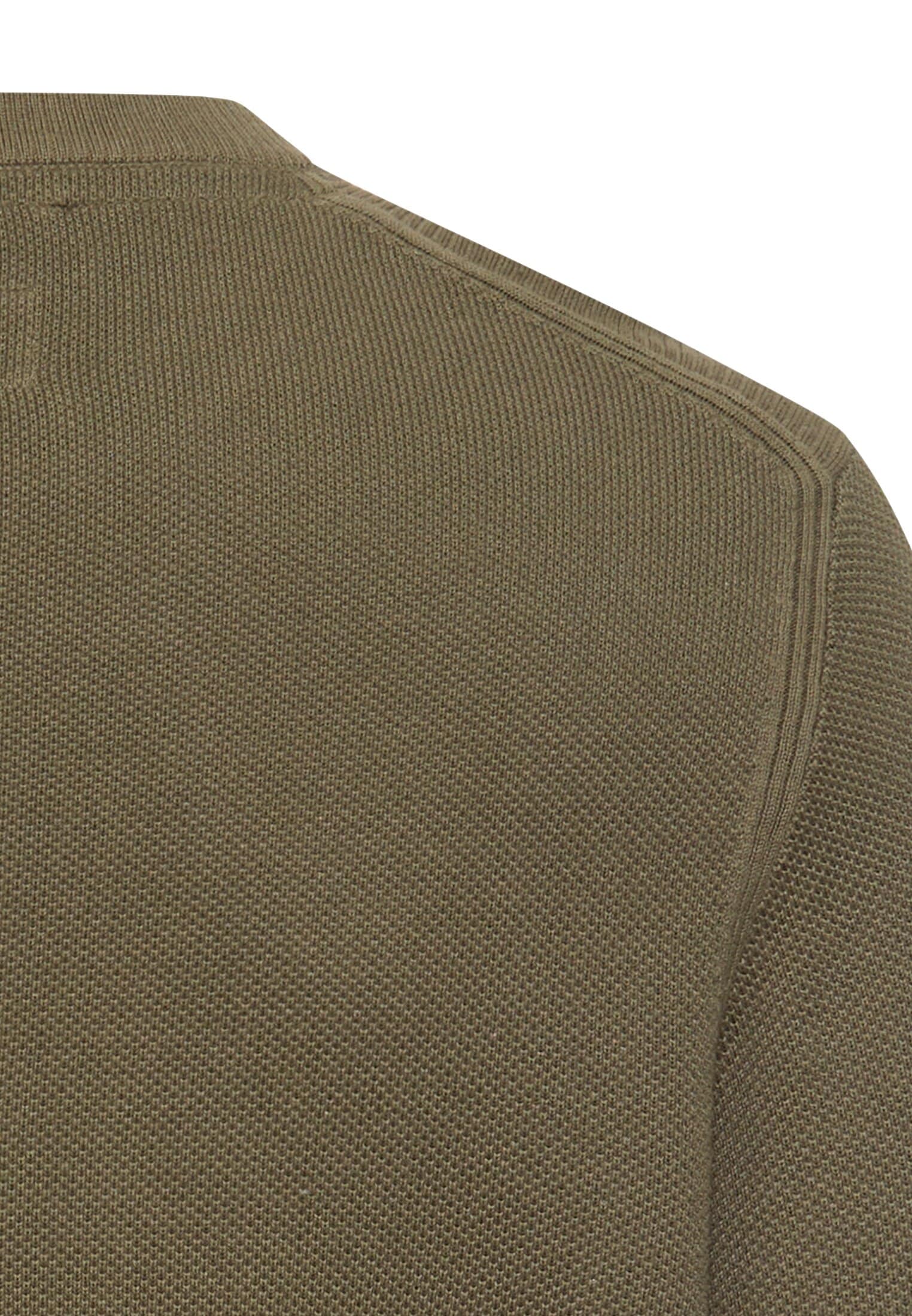 camel active Strickpullover unifarben und aus reiner Baumwolle