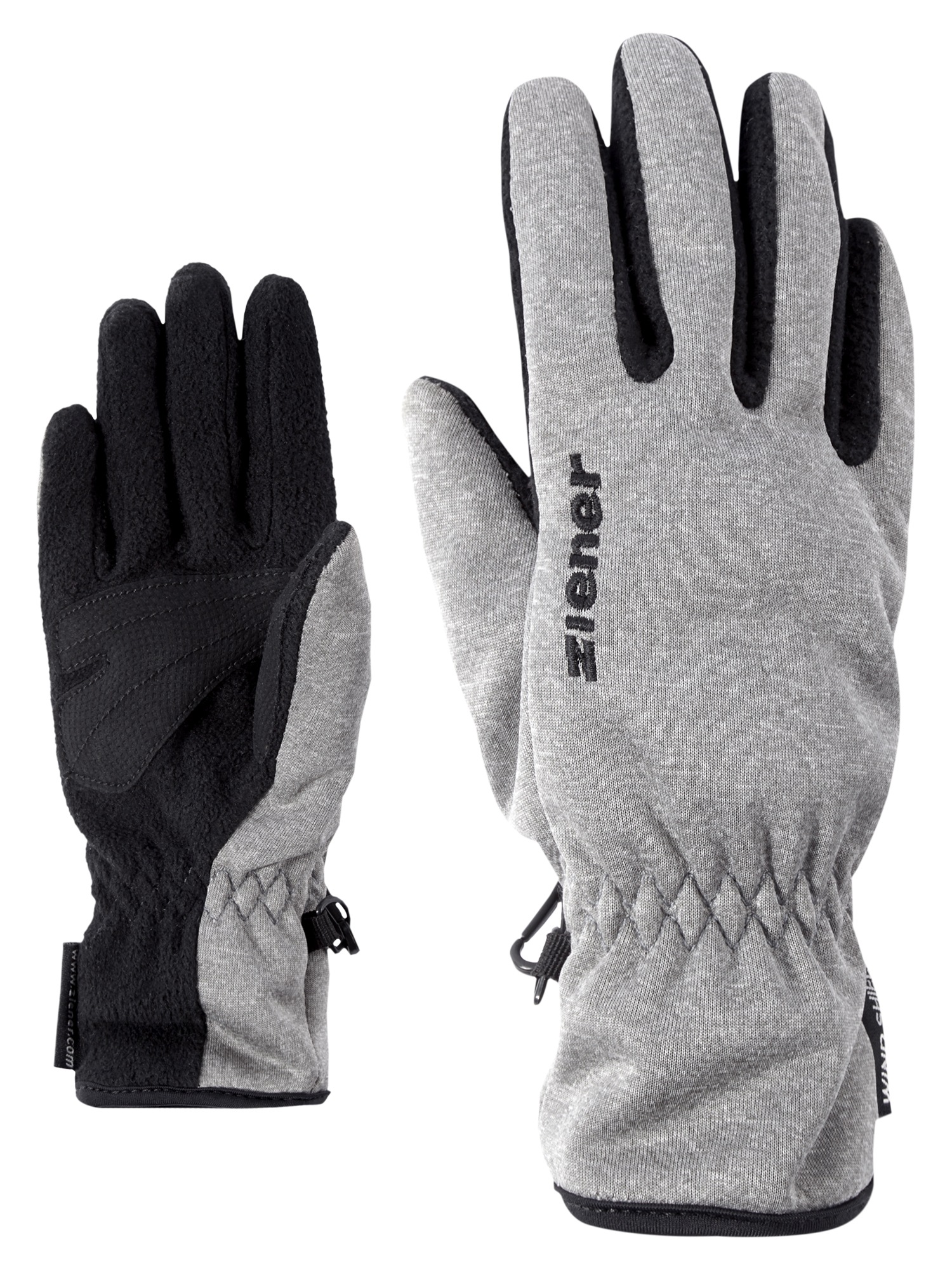 ZIENER Multisporthandschuhe »LIMPORT-Z glove junior« grey melange 4,5 wärmender Multisporthandschuh durch ZIENER THERMOSHIELD