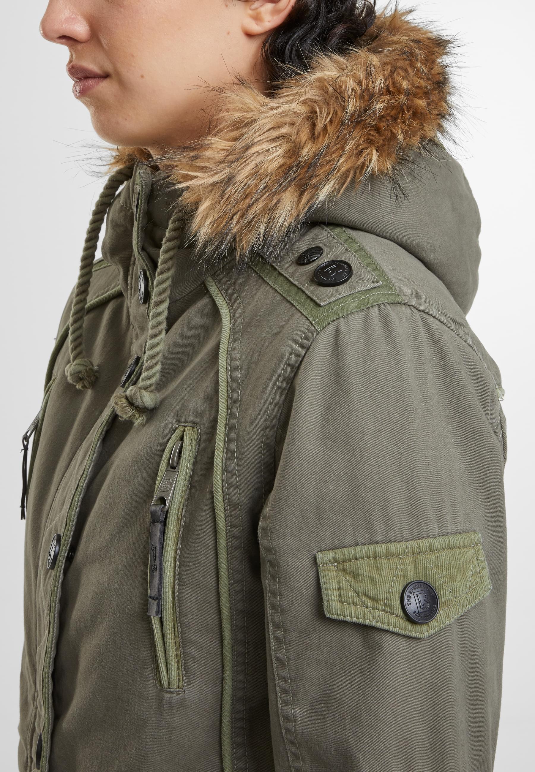 Brandit Parka »Brandit Brandit Women Emma Winterparka« 1 Stk. tlg. mit Kapuze