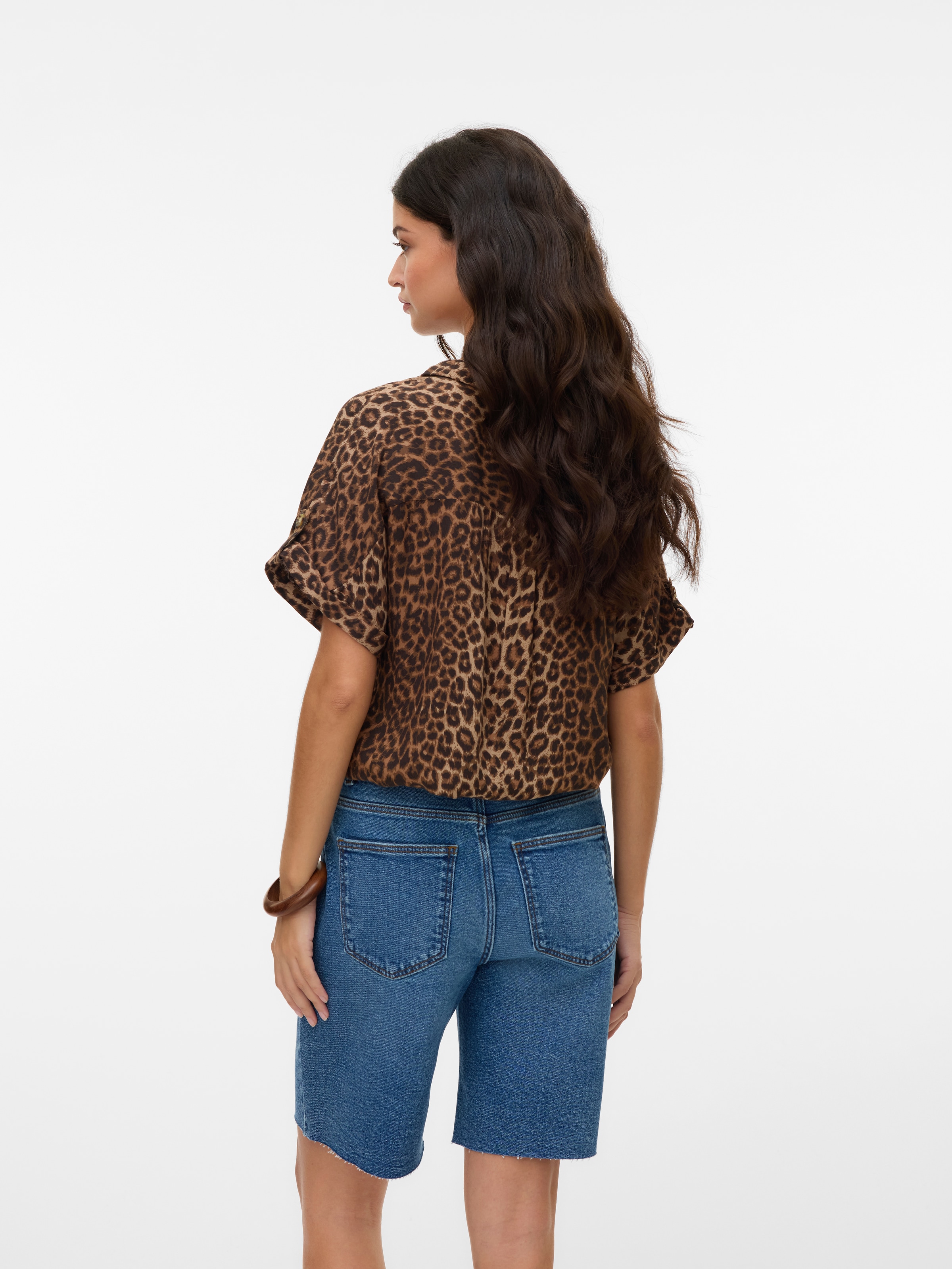 Vero Moda Kurzarmbluse »VMBUMPY SS SHIRT AOP WVN GA NOOS«