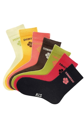 H.I.S Socken, (7 Paar), für Kinder mit Blumenmotiv kaufen