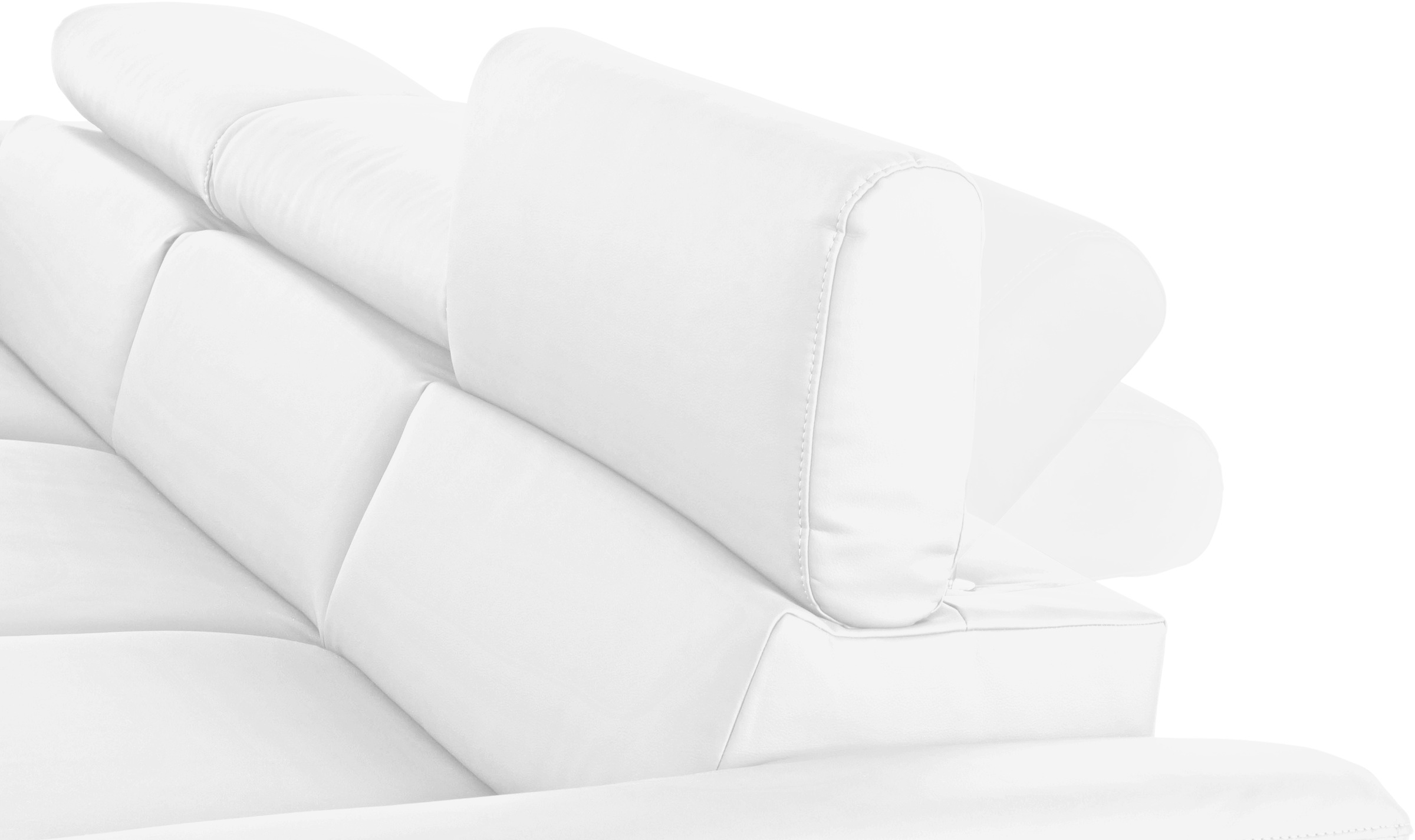 COTTA Ecksofa Komaris, Ecksofa, wahlweise mit RGB-LED-Beleuchtung und Bettfunktion/Bettkasten