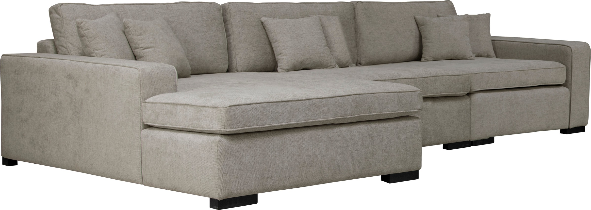 Guido Maria Kretschmer Home&Living Ottomane »Skara L-Form«, Lounge-Sofa mit Federkernpolsterung, in vielen Bezugsvarianten