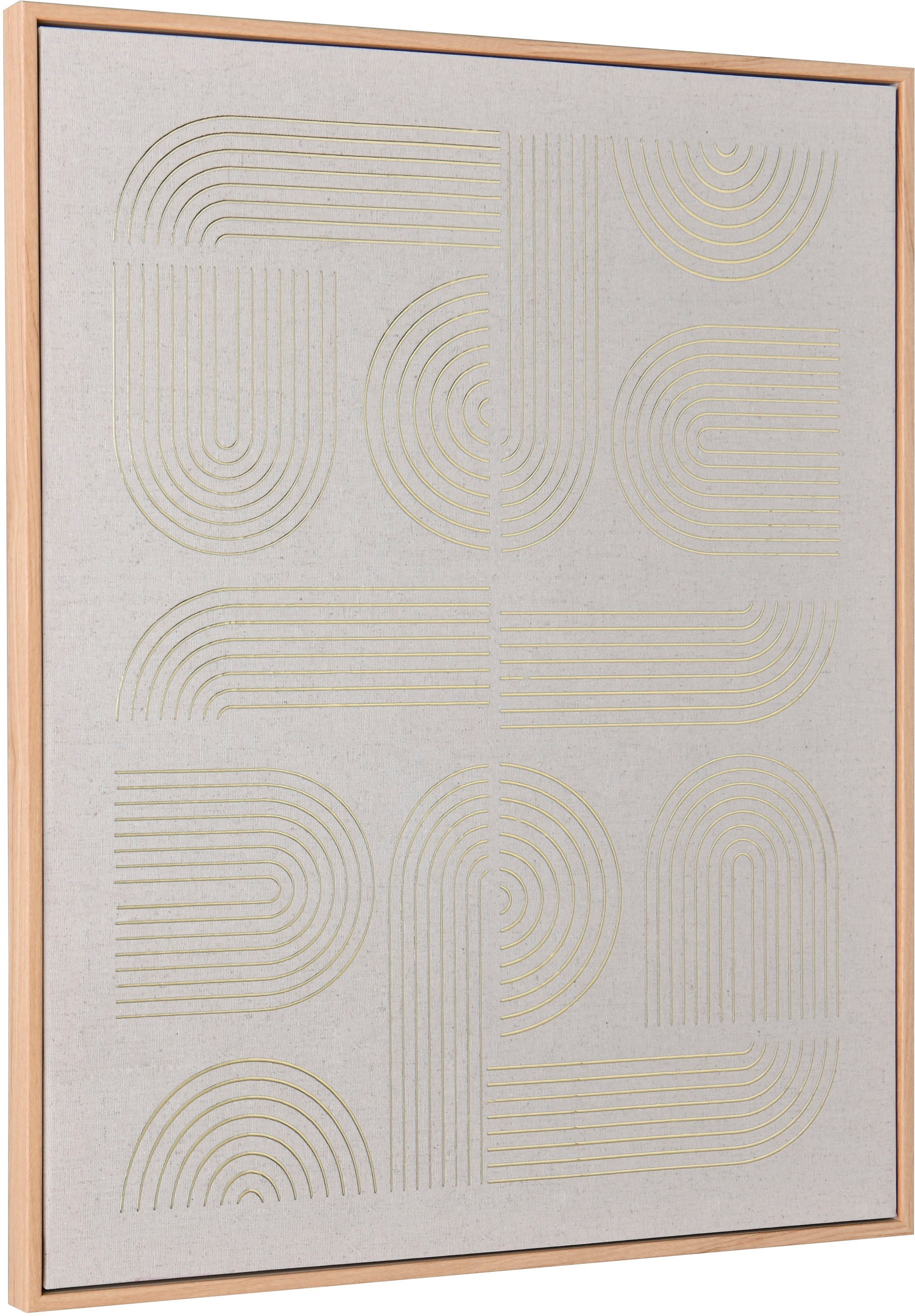 MIRRORS AND MORE Kunstdruck »NORMA« 1 Stk. tlg. Kunstwerk im Geometrischen Design