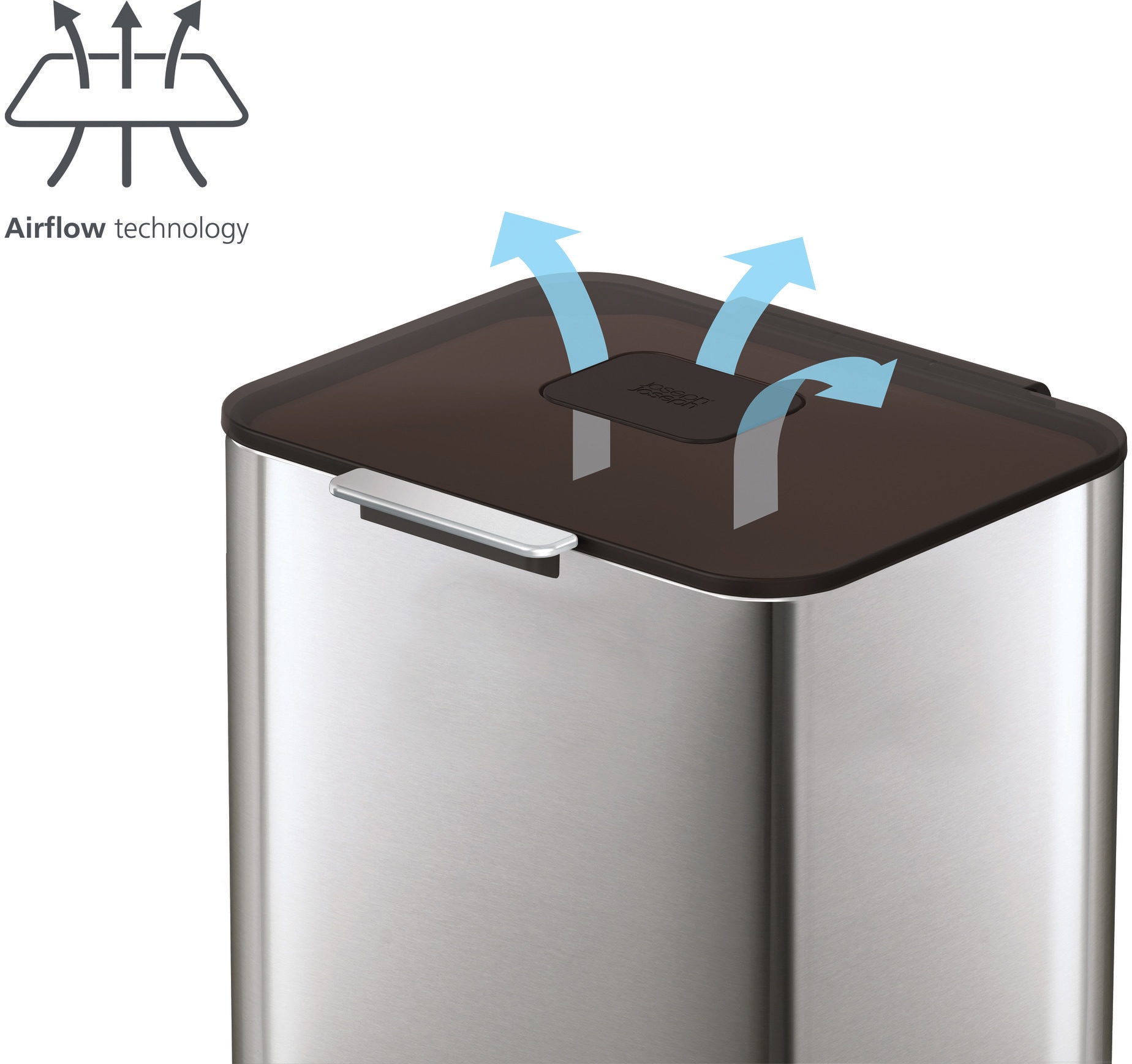 JosephJoseph Mülleimer »Totem Max.«, 60 Liter