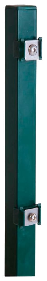 Peddy Shield Doppelstabmattenzaun 123 cm hoch, 5 Matten für 10 m Zaun, mit 6 Pfosten