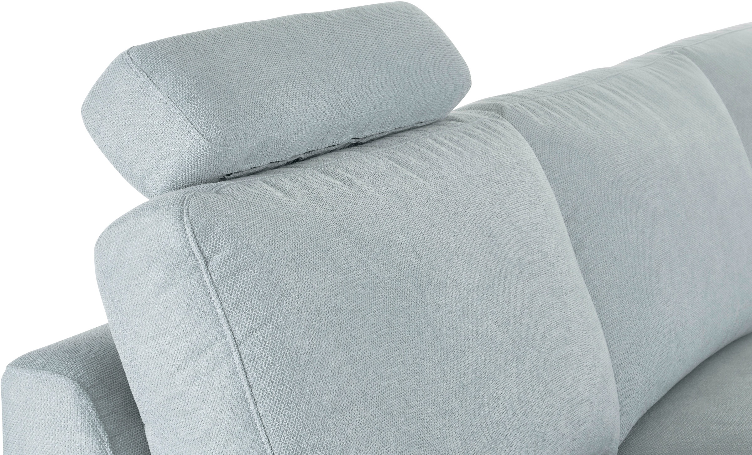 3C Candy Ecksofa »Lecce, wahlweise PUR-Schaumstoff oder Tonnentaschenfederkern«, Bett im 2,5-Sitzer, teilmotorische Schlaffunktion im Longchair, L-Form
