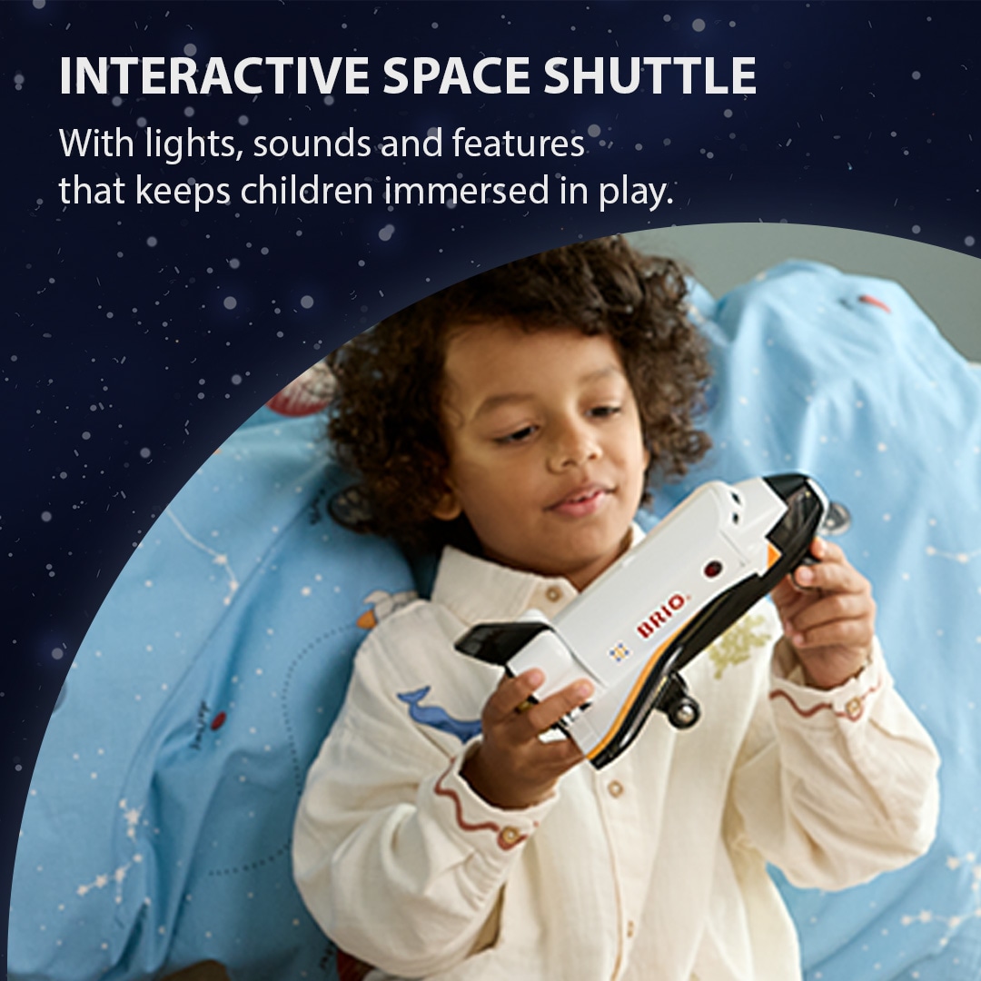BRIO® Spielzeug-Flugrakete »BRIO® WORLD, Space Shuttle (36150)« mit Licht und Sound