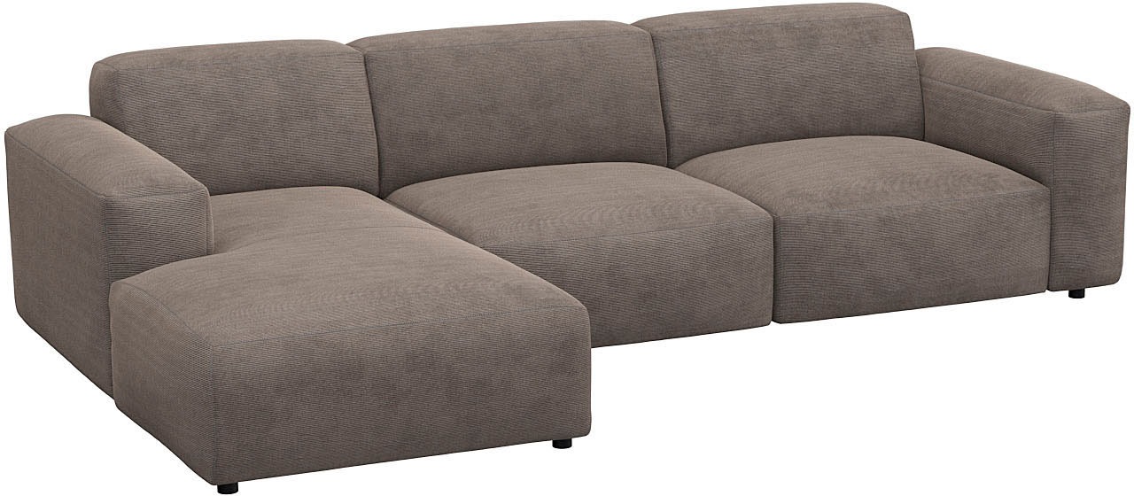 FLEXLUX Ecksofa »Lucera bequem und komfortabel durch hochwertigen Sitzaufba günstig online kaufen
