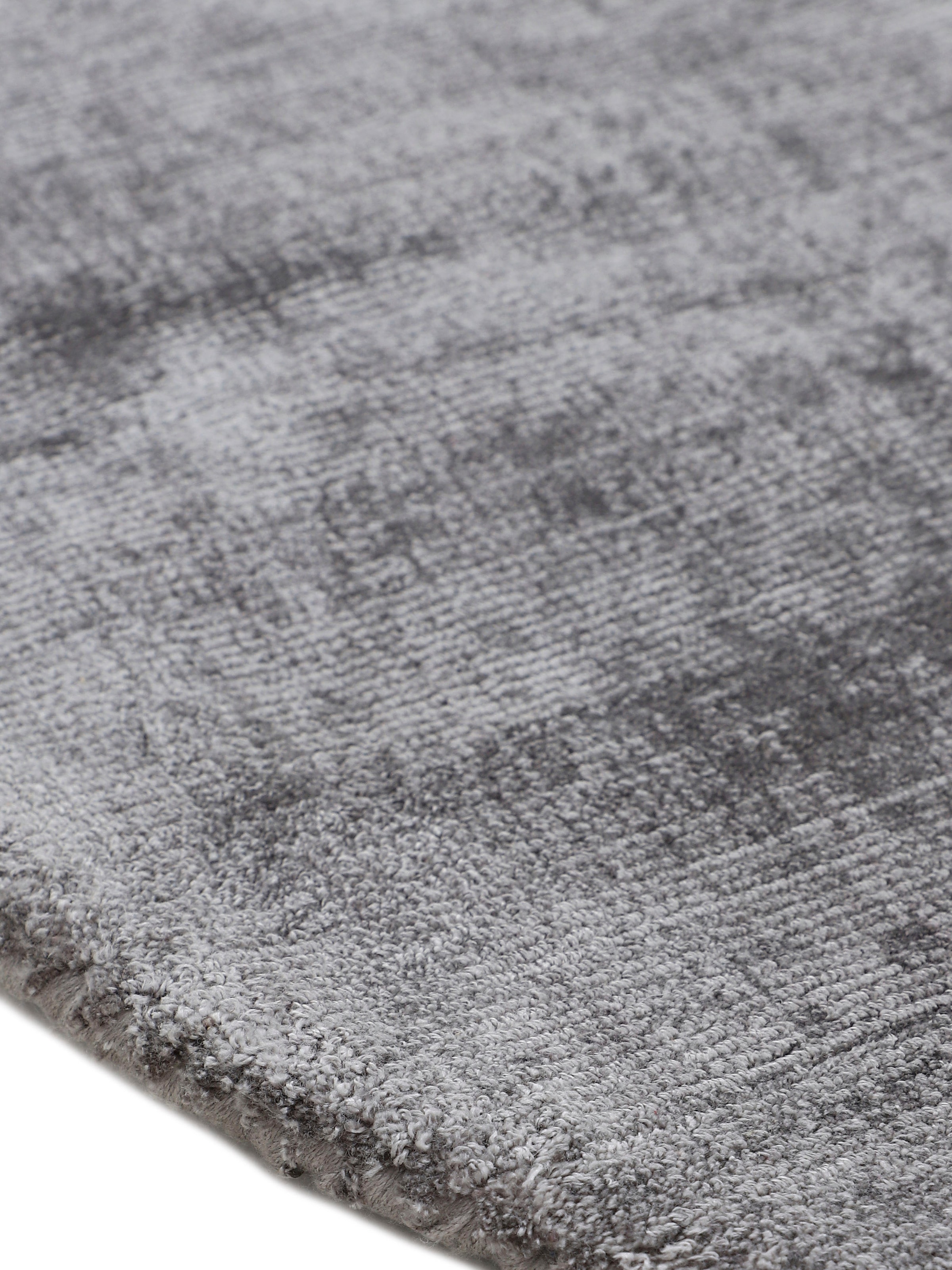 carpetfine Teppich »Ava Viskoseteppich«, rund, 13 mm Höhe, Seidenoptik, leichter Glanz, Wohnzimmer
