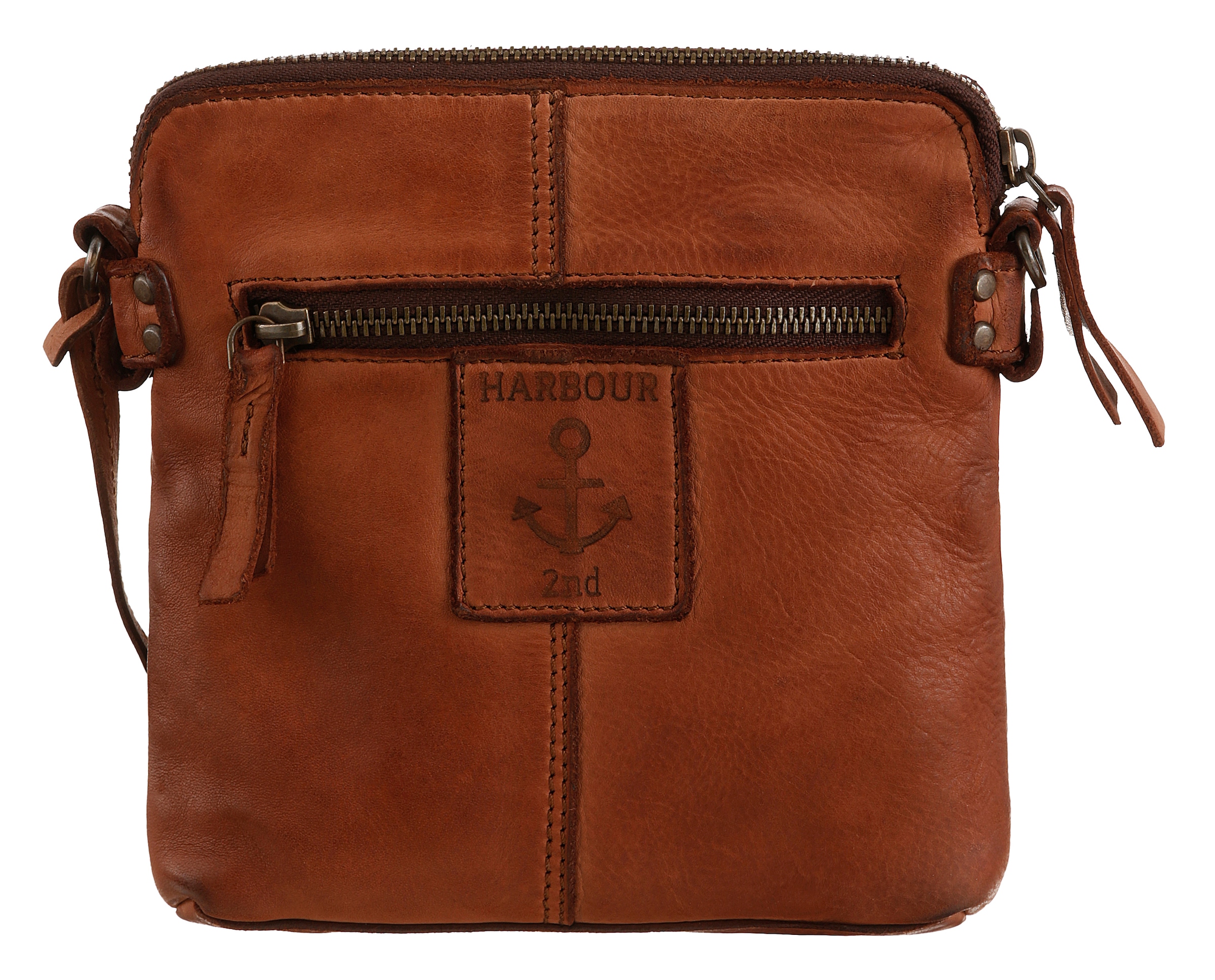 HARBOUR 2nd Handtasche »Taliza2«, Handtasche Damen Umhängetasche Schultertasche mit Logoanhänger