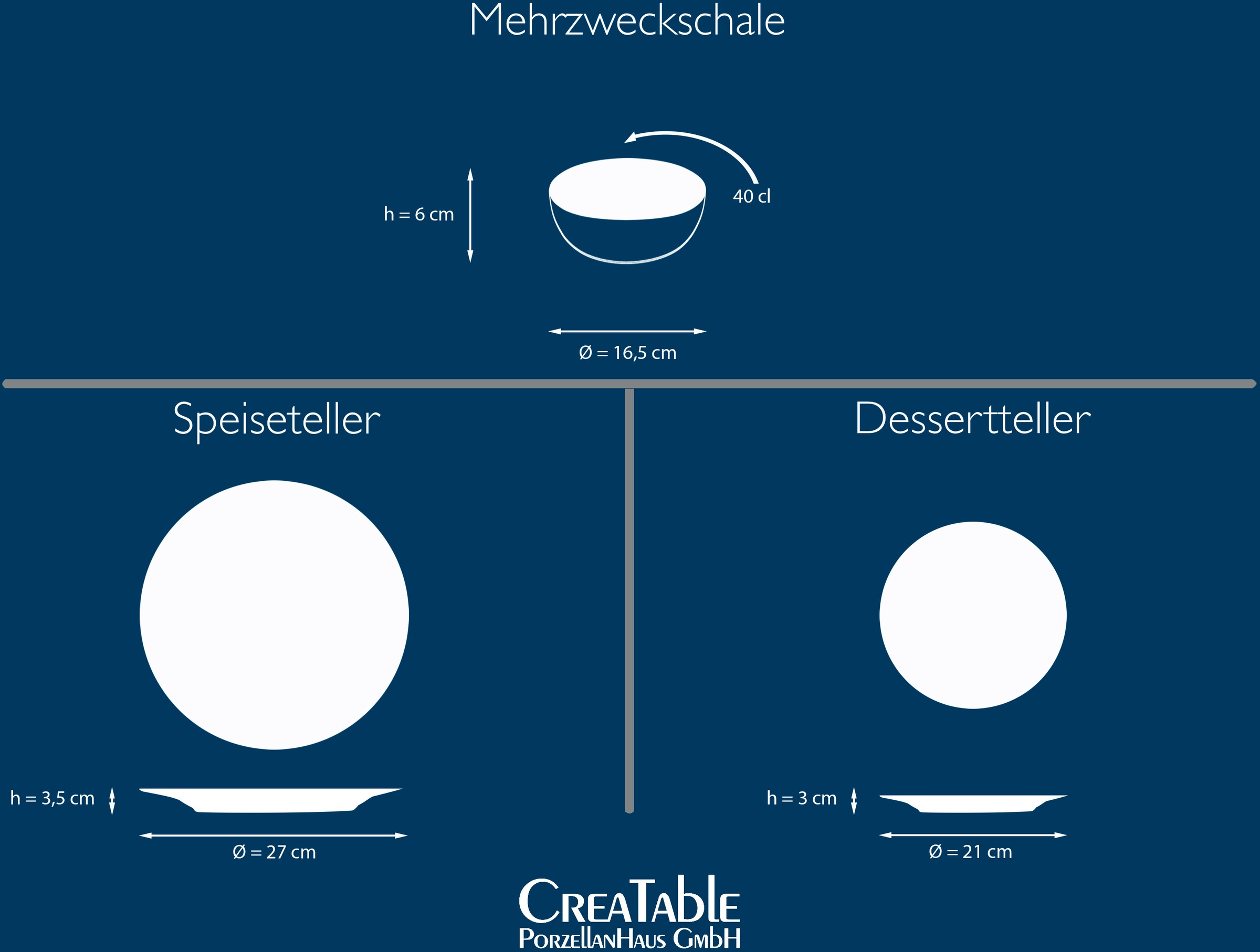 CreaTable Tafelservice »Geschirr-Set Reactive Nostalgic«, (Set, 12 tlg., Teller Set für 4 Personen), Service, jedes Stück ist ein Unikat, 12 Teile, für 4 Personen