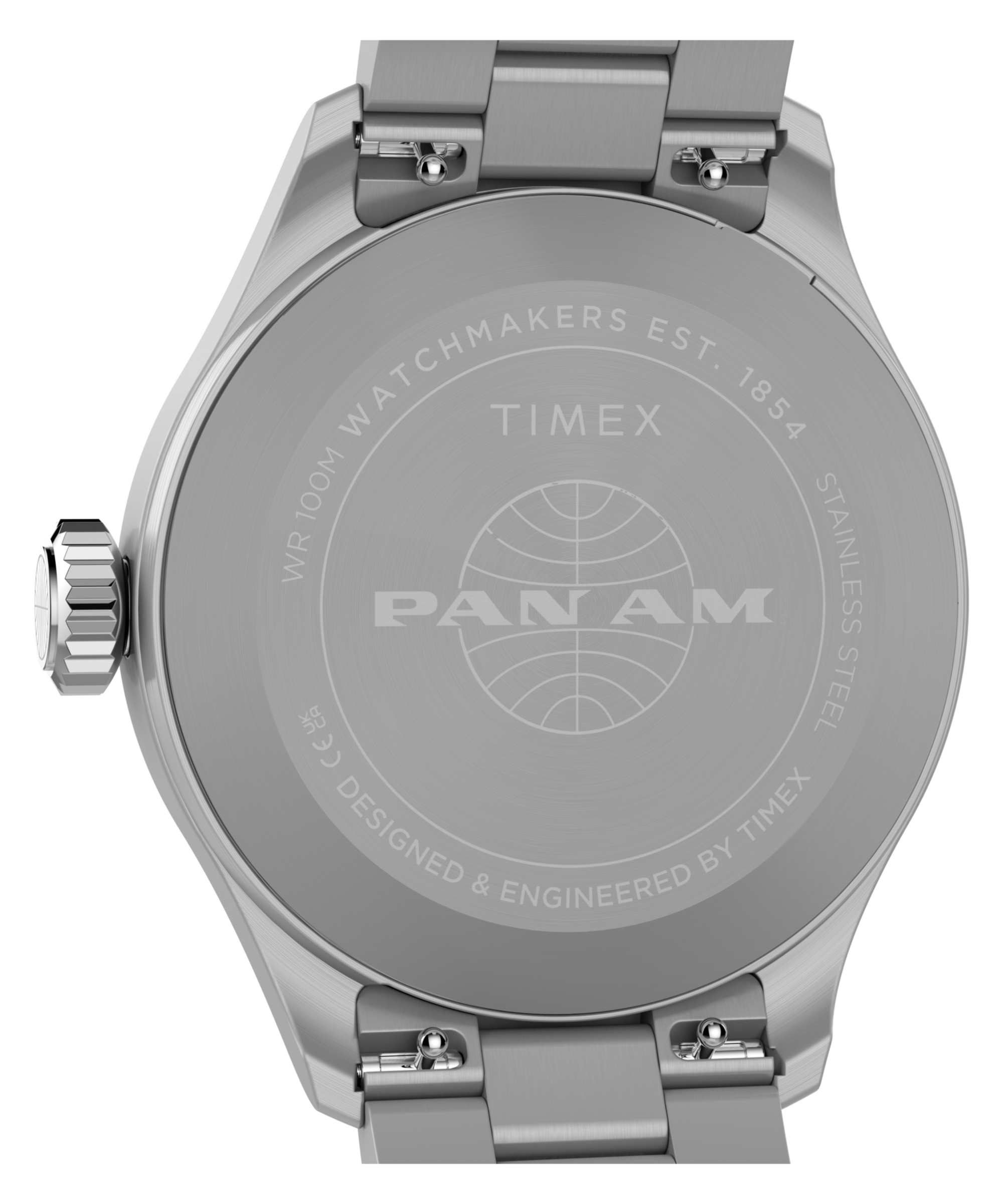 Timex Quarzuhr »Waterbury PanAm GMT« Armbanduhr, Herrenuhr, Edelstahlarmband, analog