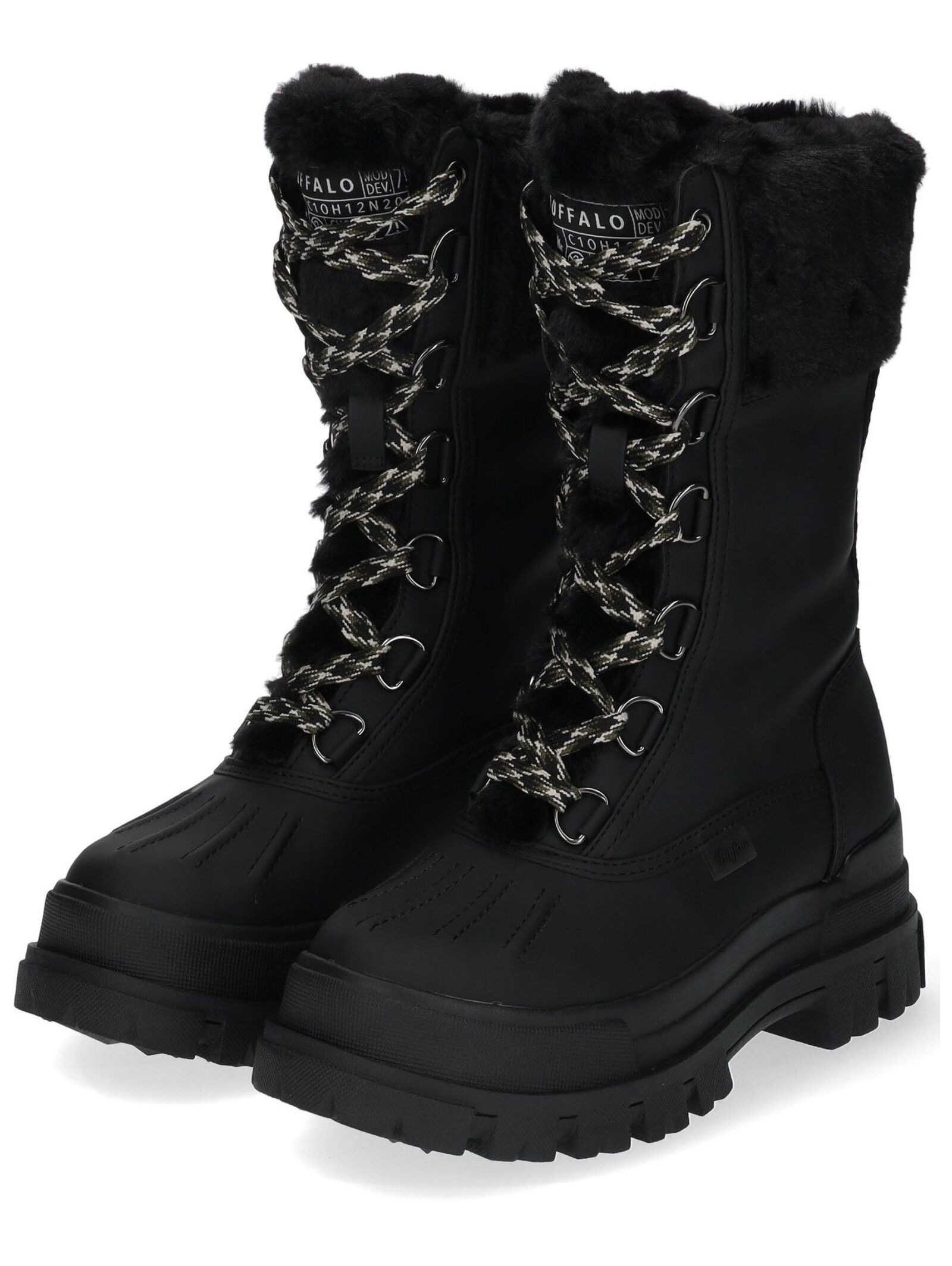 Buffalo Schnürstiefel »Buffalo Stiefel Lederimitat/Textil«
