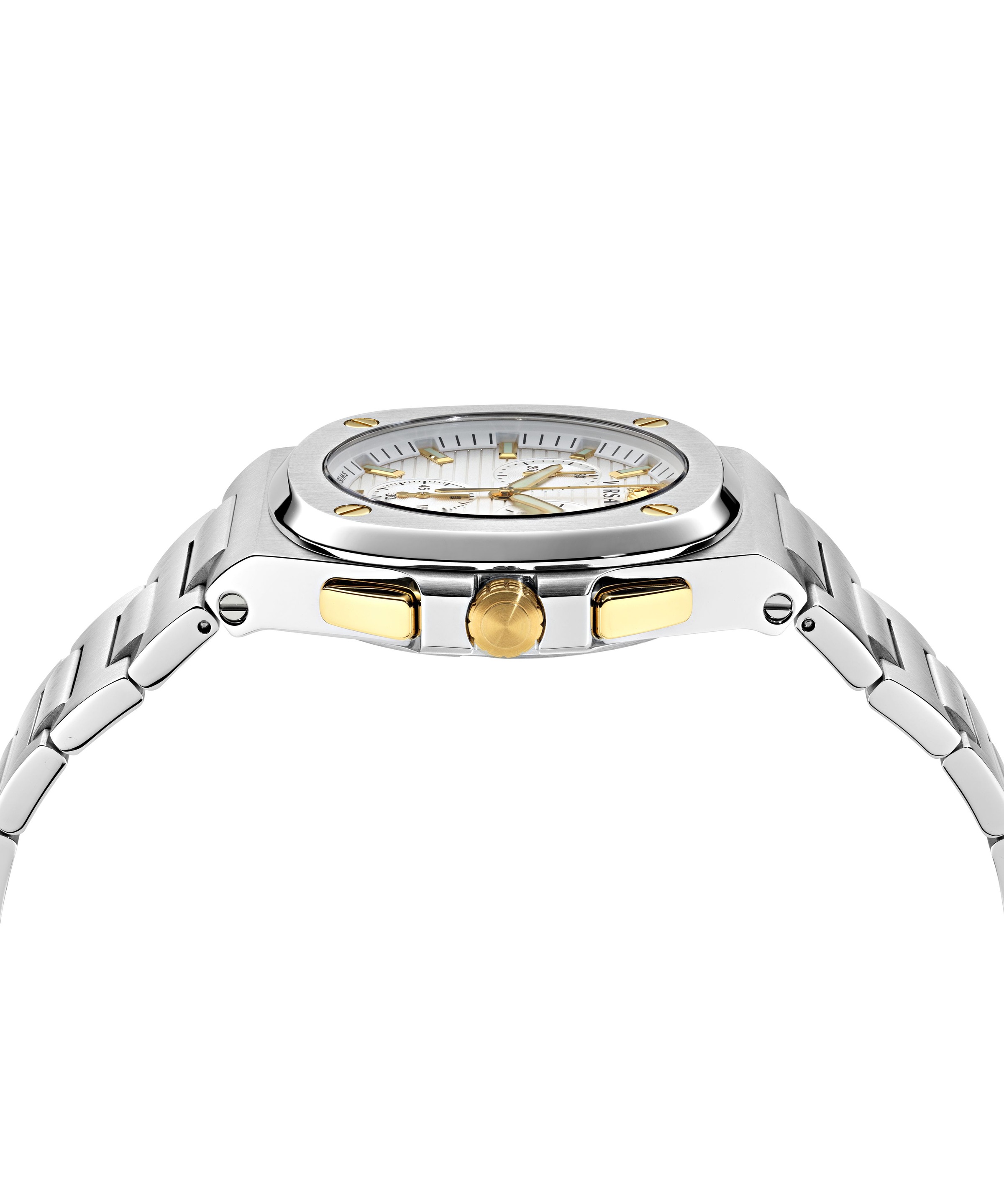 Versace Chronograph »TOLOMEO CHRONO« Quarzuhr, Armbanduhr, Herrenuhr, Swiss Made, Edelstahlarmband, analog