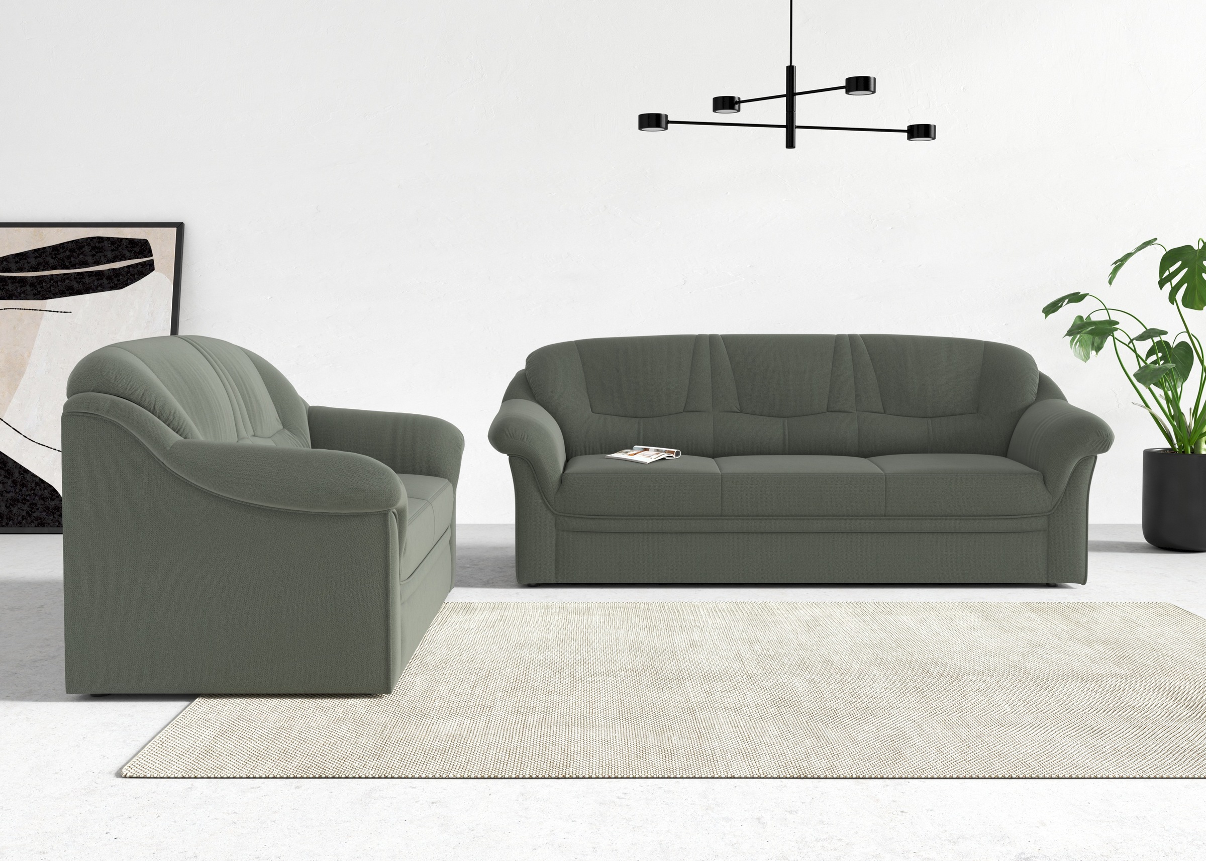 DOMO collection 2-Sitzer "Montana für kleine Räume, Breite 146cm, komfortab günstig online kaufen