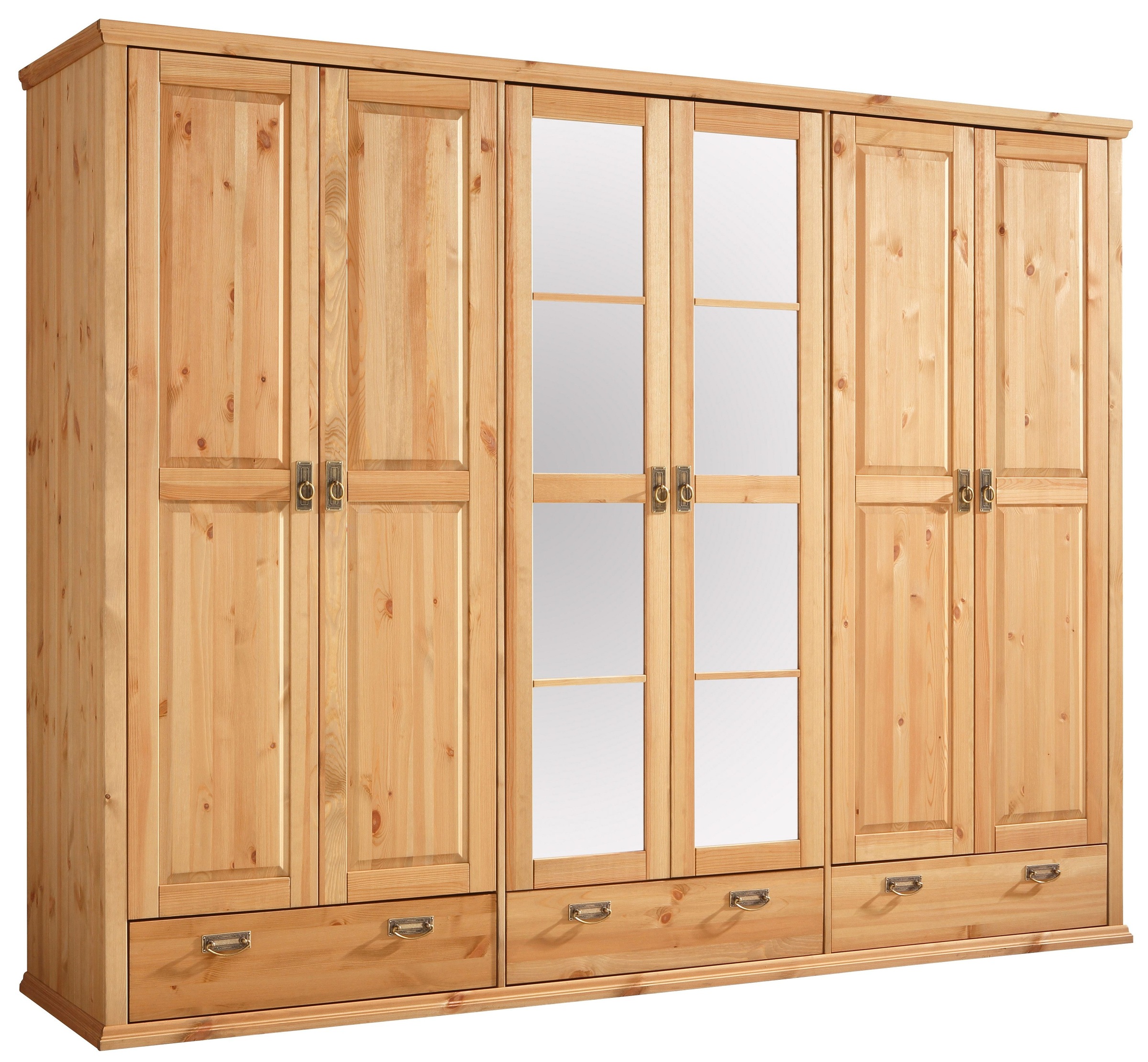 Home affaire Kleiderschrank "Madrid" 3 Breiten: 90/164/245 cm H/T ca.190/59 günstig online kaufen