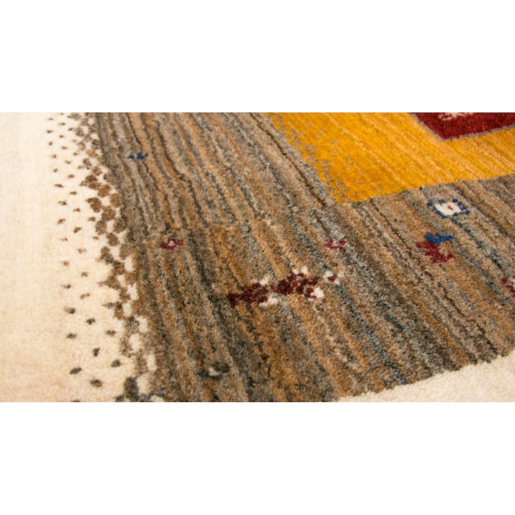 carpetfine Wollteppich »Gabbeh Soni«, rechteckig, reine Wolle, sehr weicher Flor, Wohnzimmer