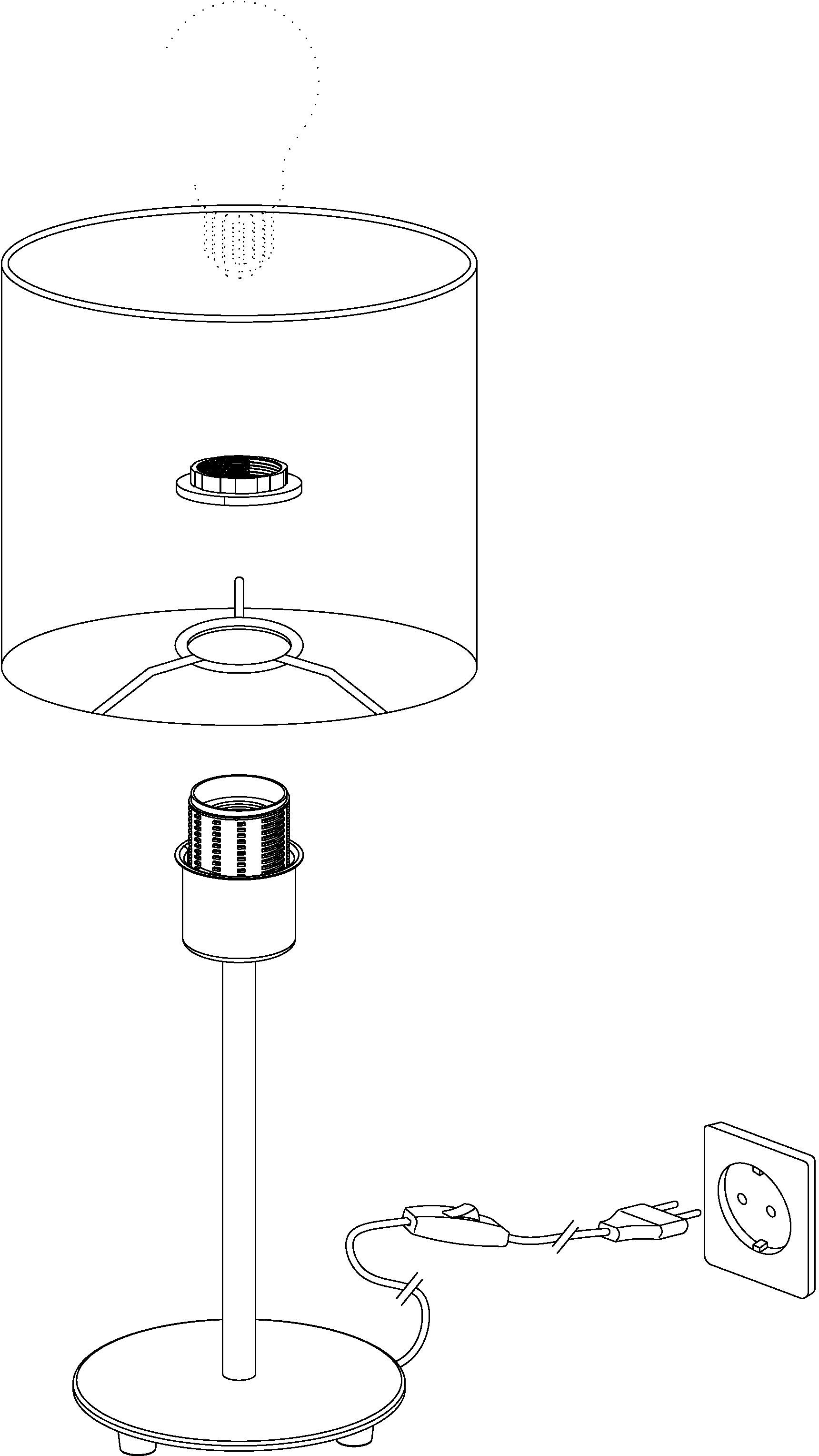 EGLO Tischleuchte »PASTERI«, 1 flammig, Leuchtmittel E14 | Leuchtmittel wechselbar-ohne Leuchtmittel, Tischleuchte, H27,5 x Ø14, nickel-matt, 1X40W exkl.