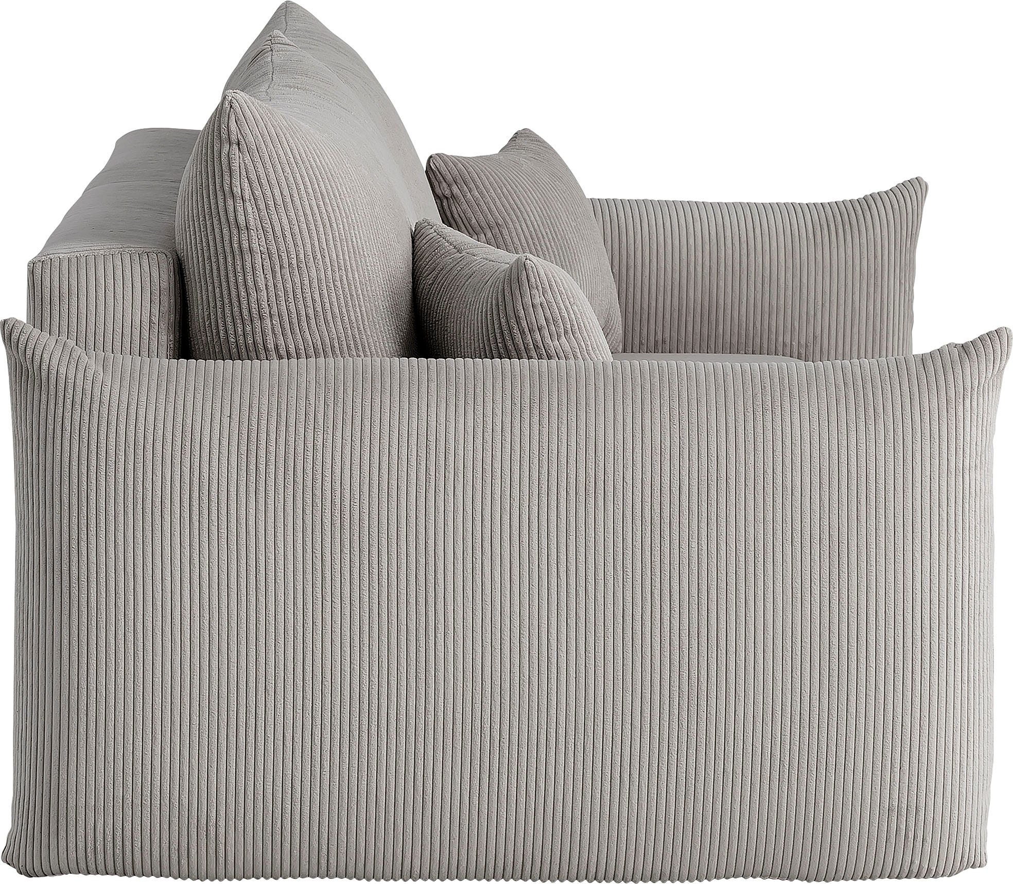 INOSIGN 3-Sitzer »MAVAS Schlafsofa mit Bettkasten«, ca.240/108cm (Liegefläche 212/145 cm), Cord, Chenille, Struktur