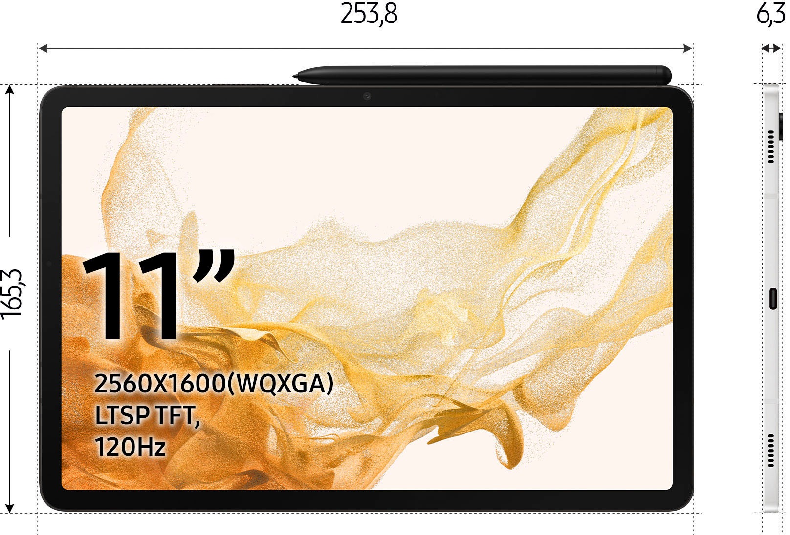 15. Bild von Samsung Tablet »Galaxy Tab S8 Wi-Fi«, (Android)
