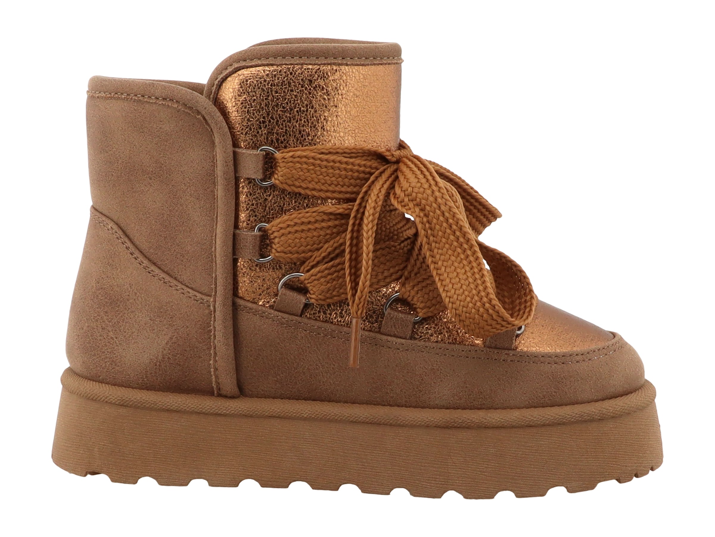 TOM TAILOR Winterboots  Schnürboots, Schlupfboots mit aufgesetzter Schnürung