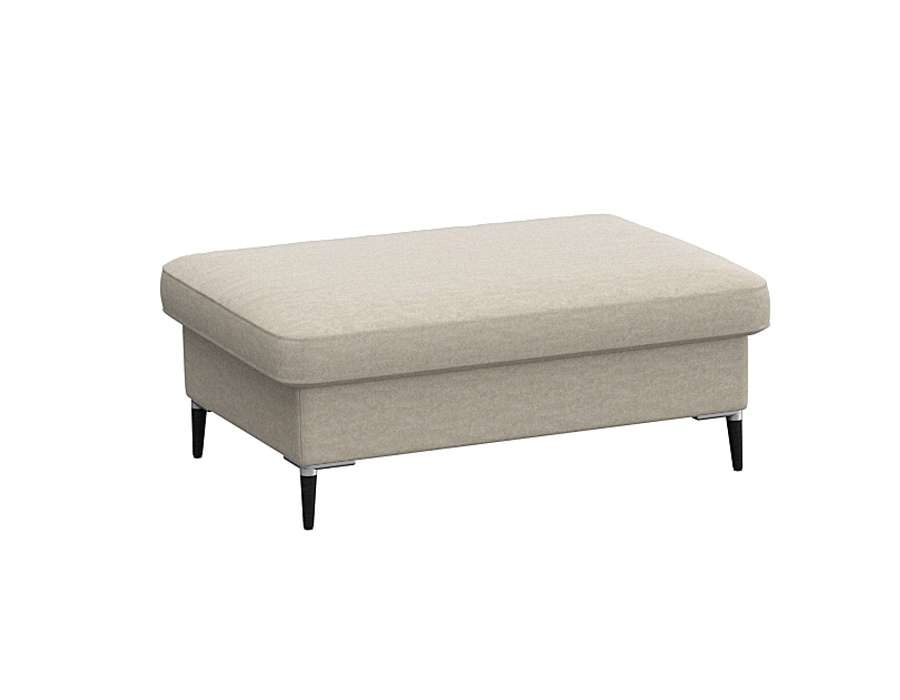 FLEXLUX Pouf »Fiore«, Kaltschaum, Füße Alu+schwarz