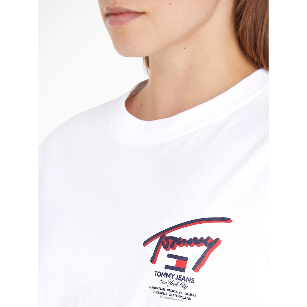 Tommy Jeans Shirtkleid »TJW STREET SIGNATURE TEE DRESS«, mit Tommy Jeans Flagge